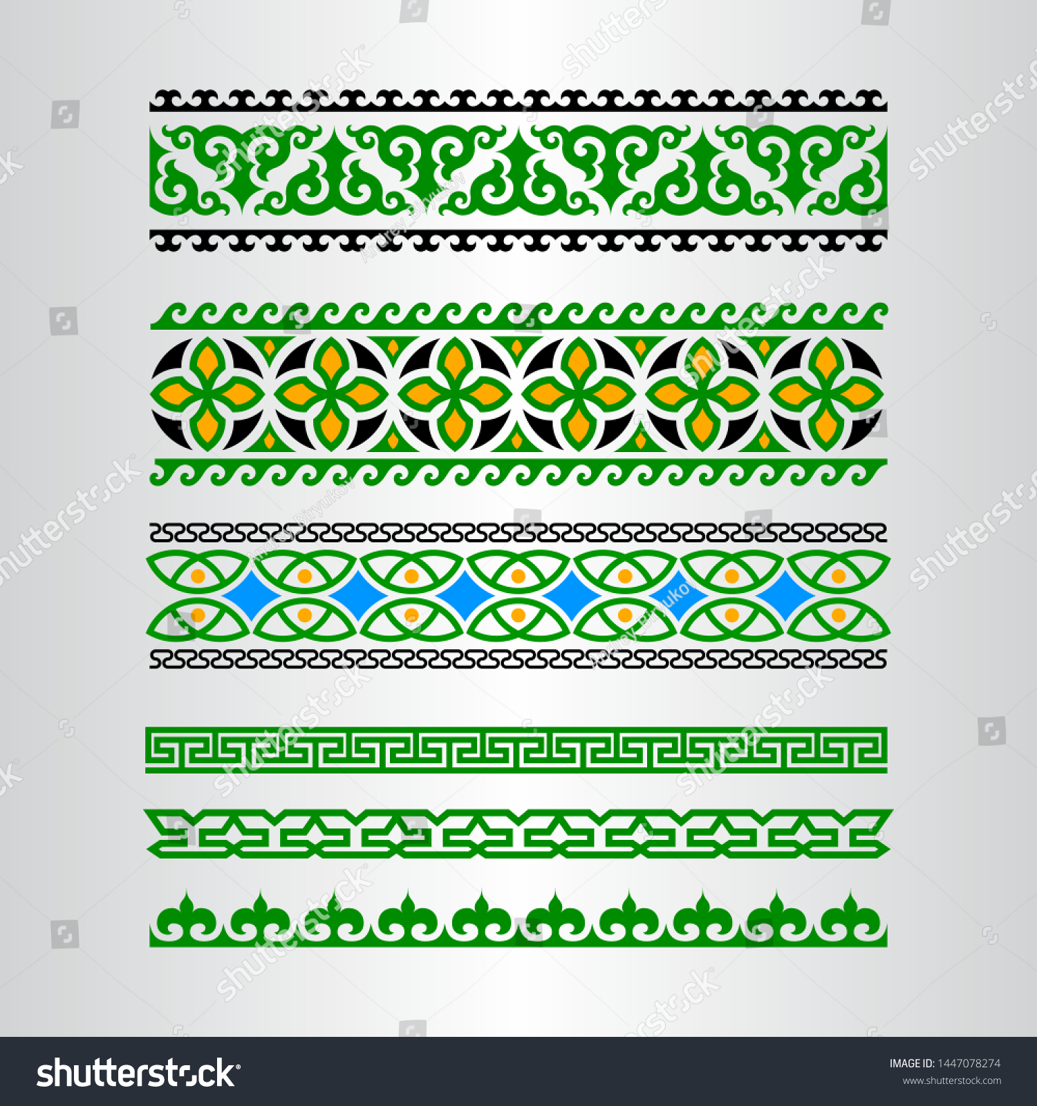 Ленточный орнамент башкирского в Башкирии