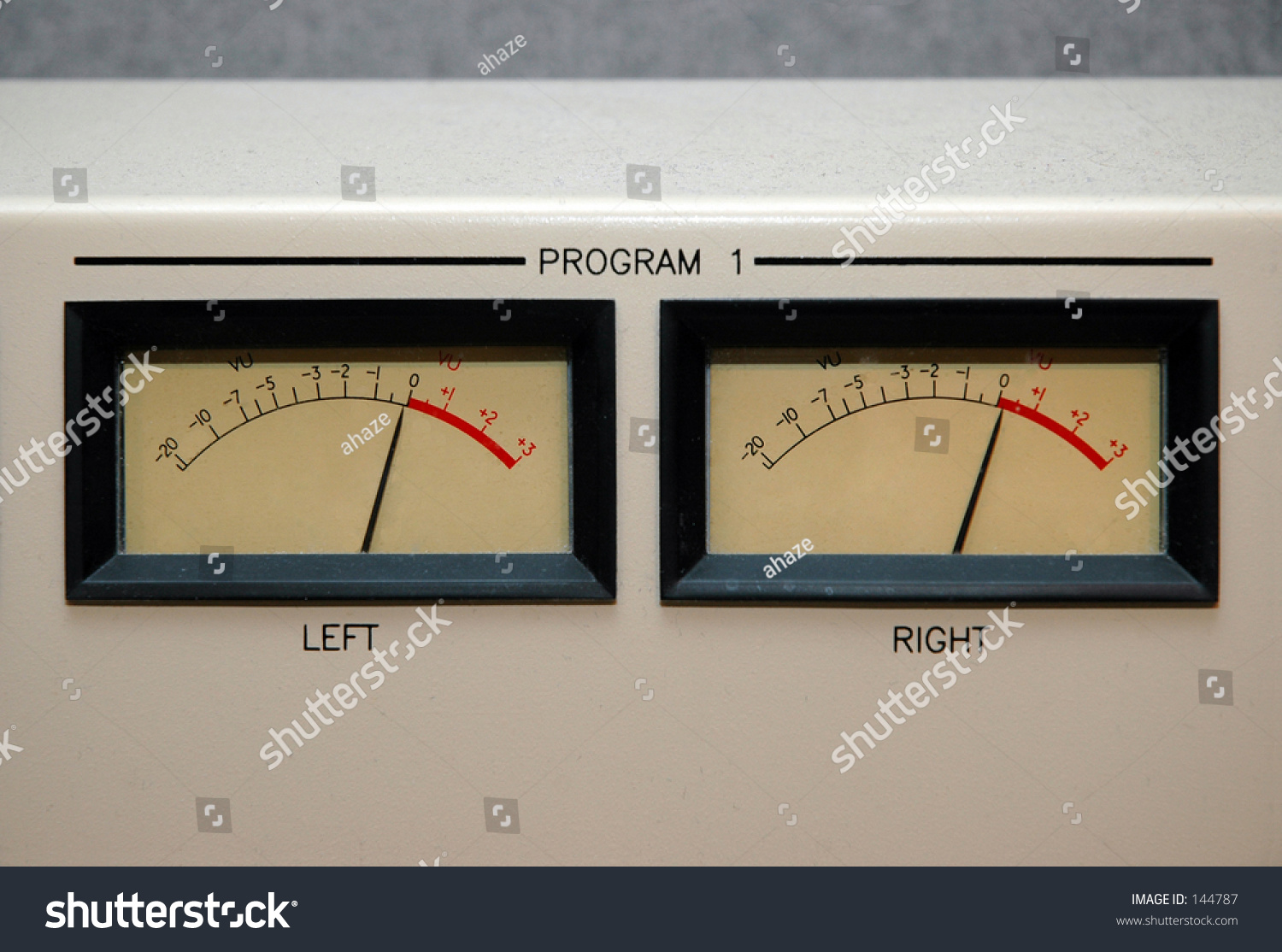 Vu Meter 0 Volume Units Stock Photo 144787 | Shutterstock