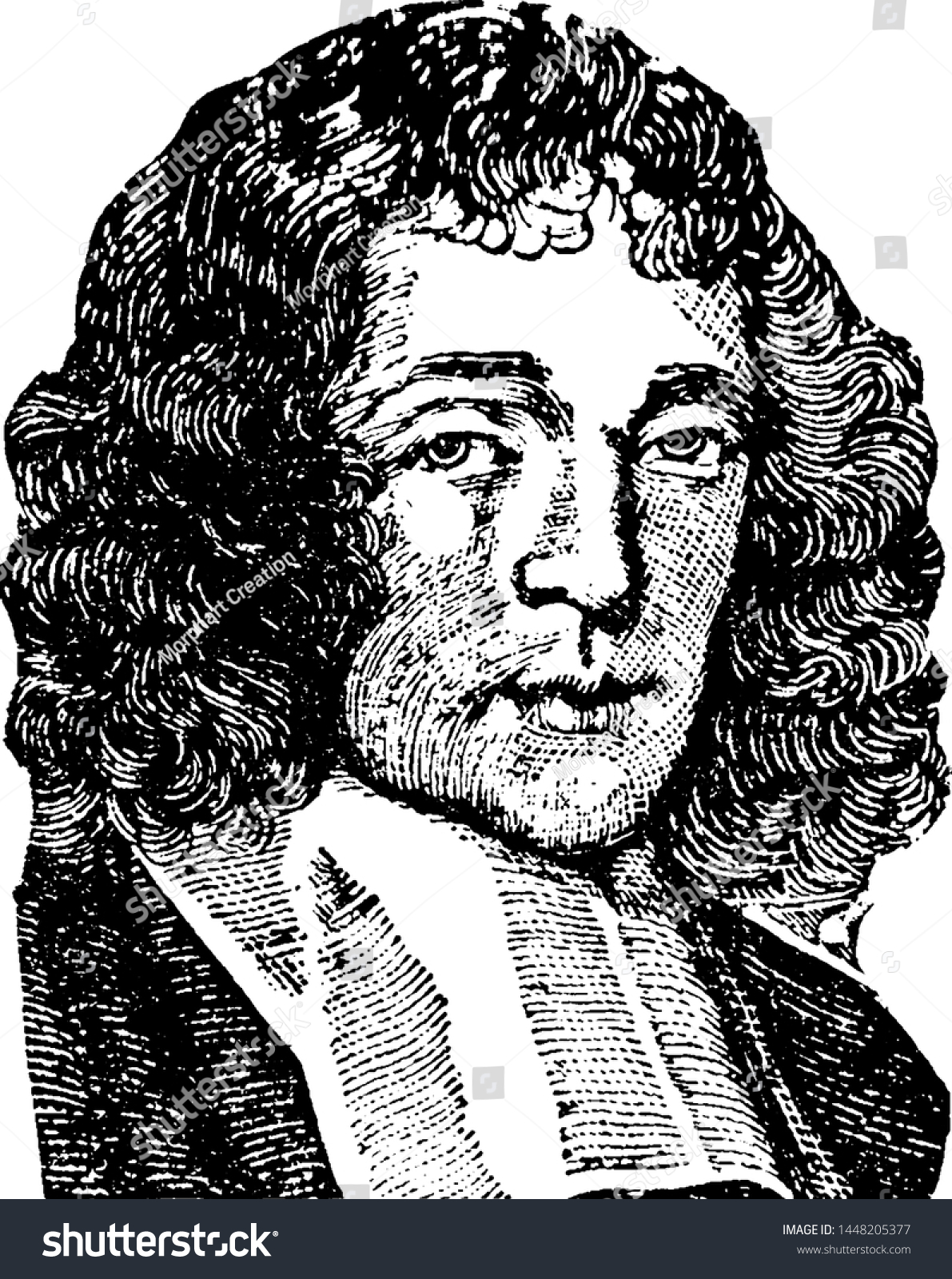 Мальбранш. Б Спиноза. Барух Спиноза (1632 — 1677). Спиноза портрет.