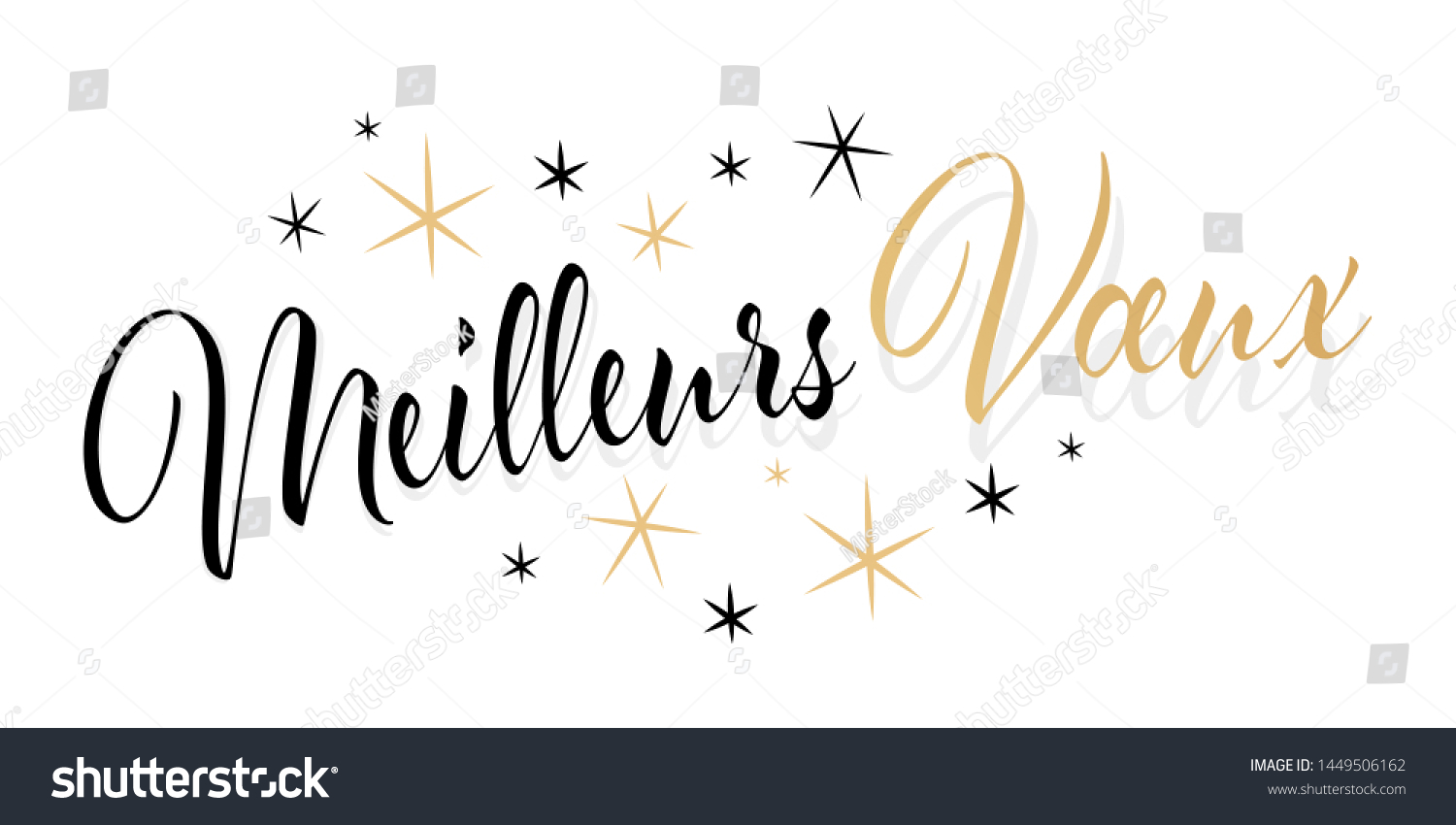 vektor-stok-best-wishes-french-language-tanpa-royalti-1449506162