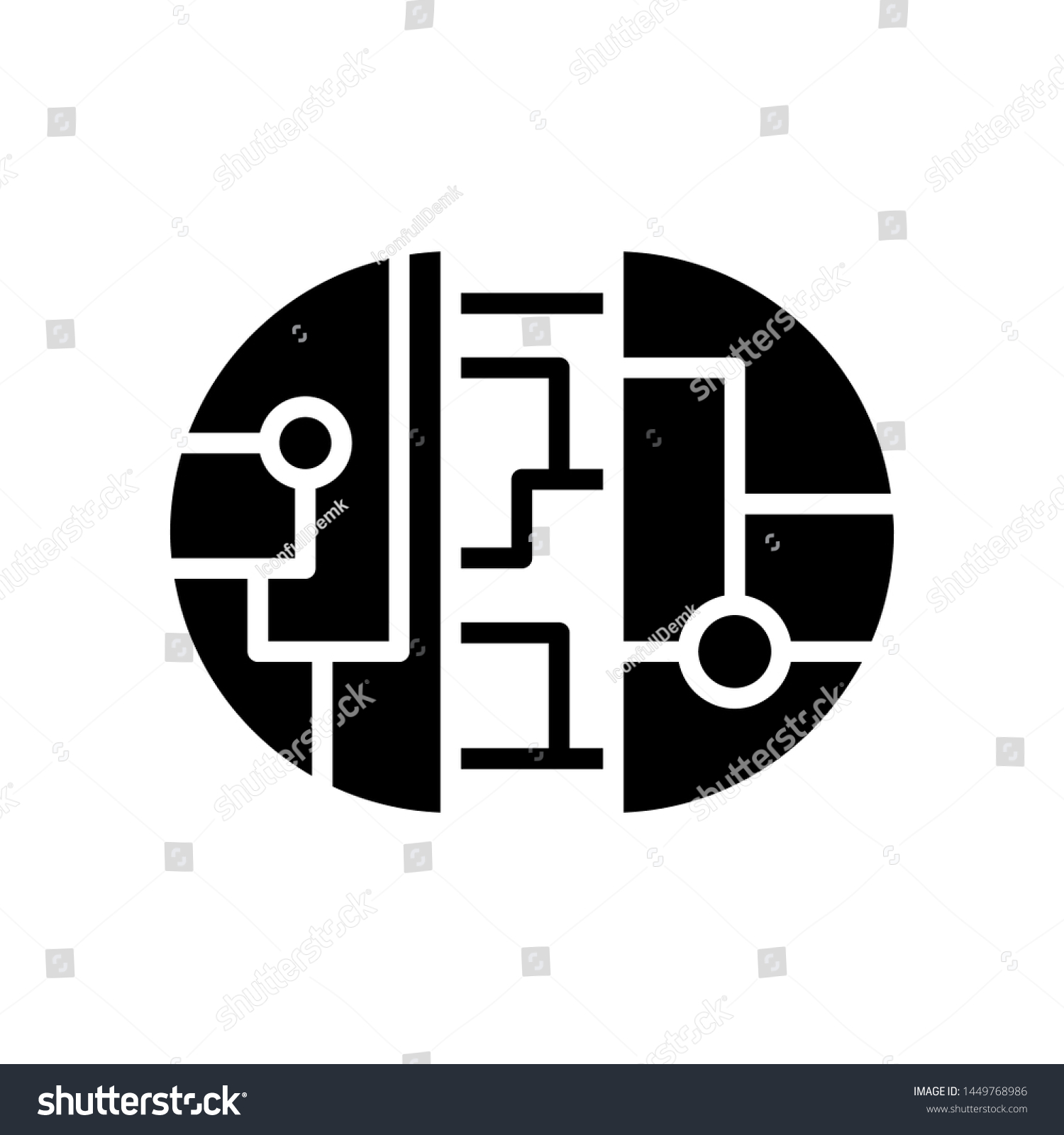 Artificial Intelligence Icon Business Template Logo Stock Vector ...