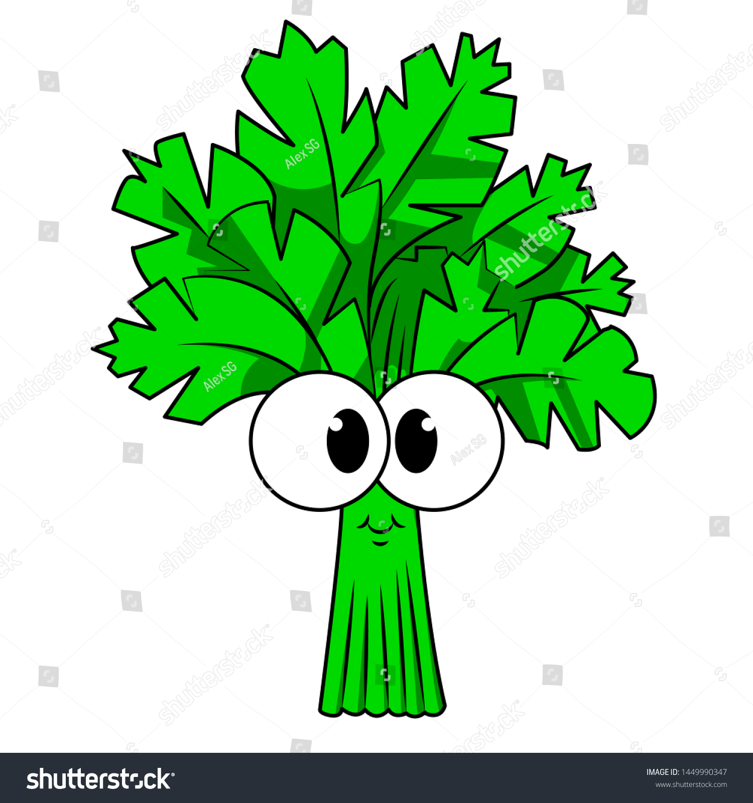 parsley cartoon clipart