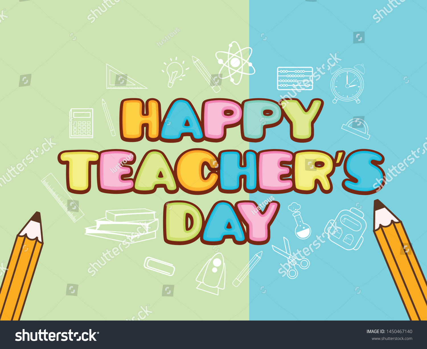 Illustration 5th September Happy Teachers Day Stock Vector (Royalty ...