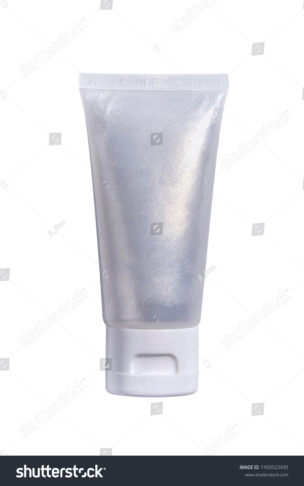 Cosmetic Products Packaging On White Background Stock Photo 1450523435 ...