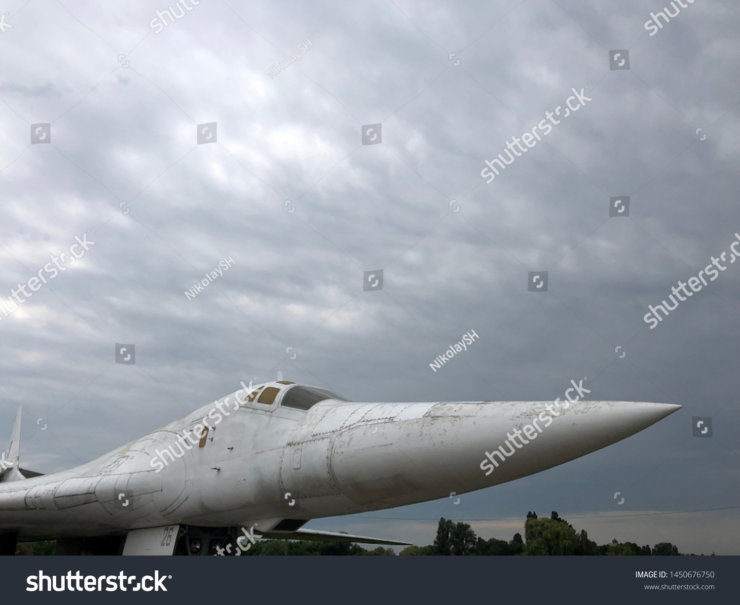 Largest Most Powerful Supersonic Aircraft History Stock Photo ...