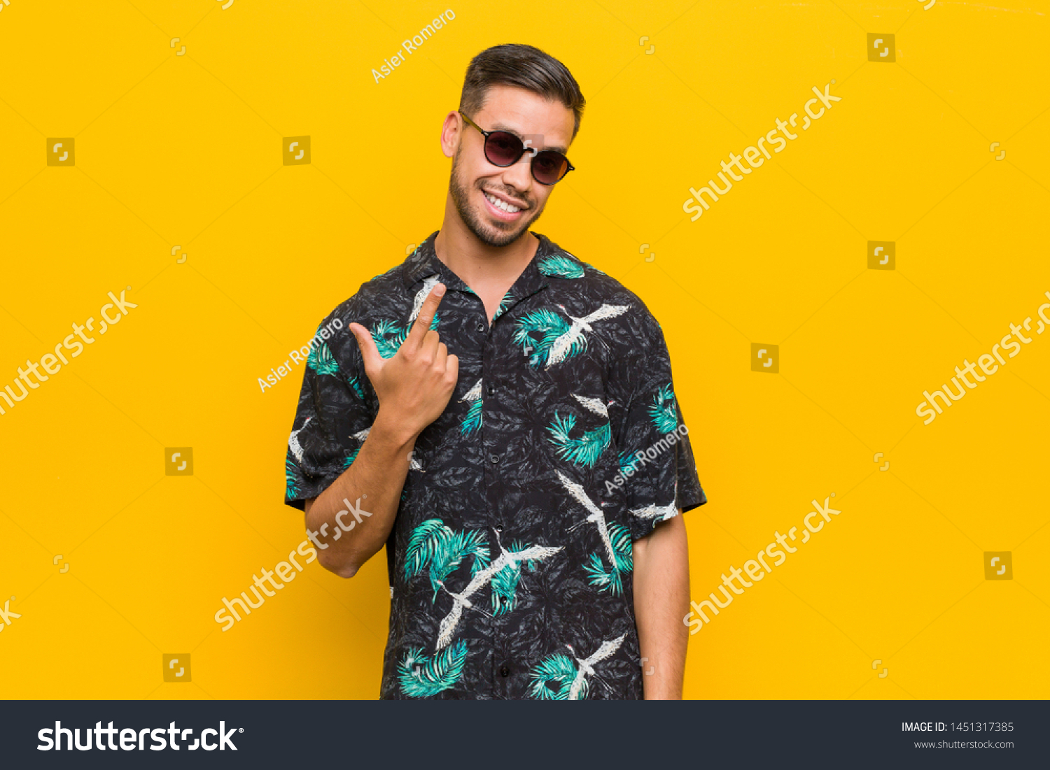 Young Filipino Man Wearing Summer Clothes Stock Photo 1451317385 ...