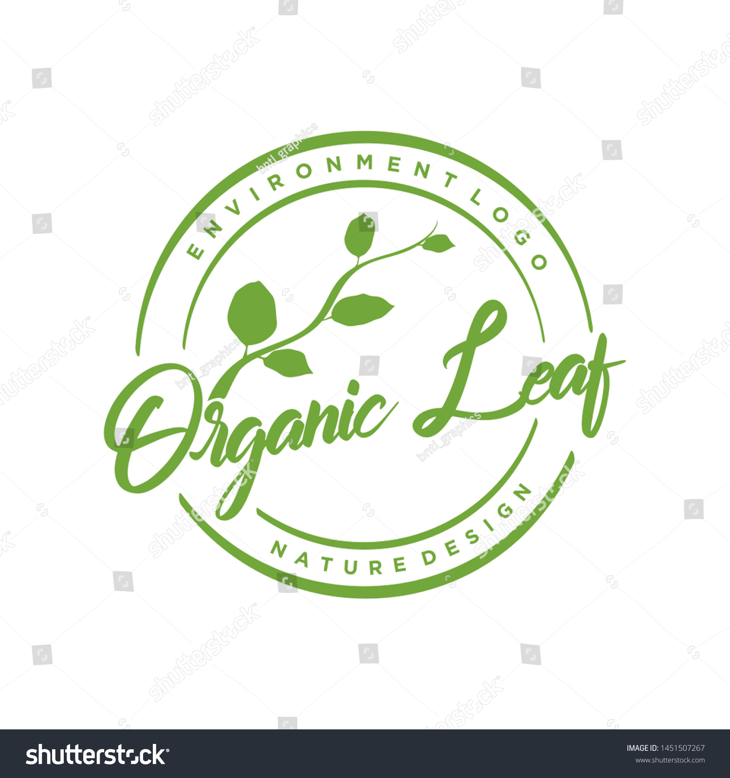 Logo Nature Traditional Medicine Stock Vector (Royalty Free) 1451507267 ...