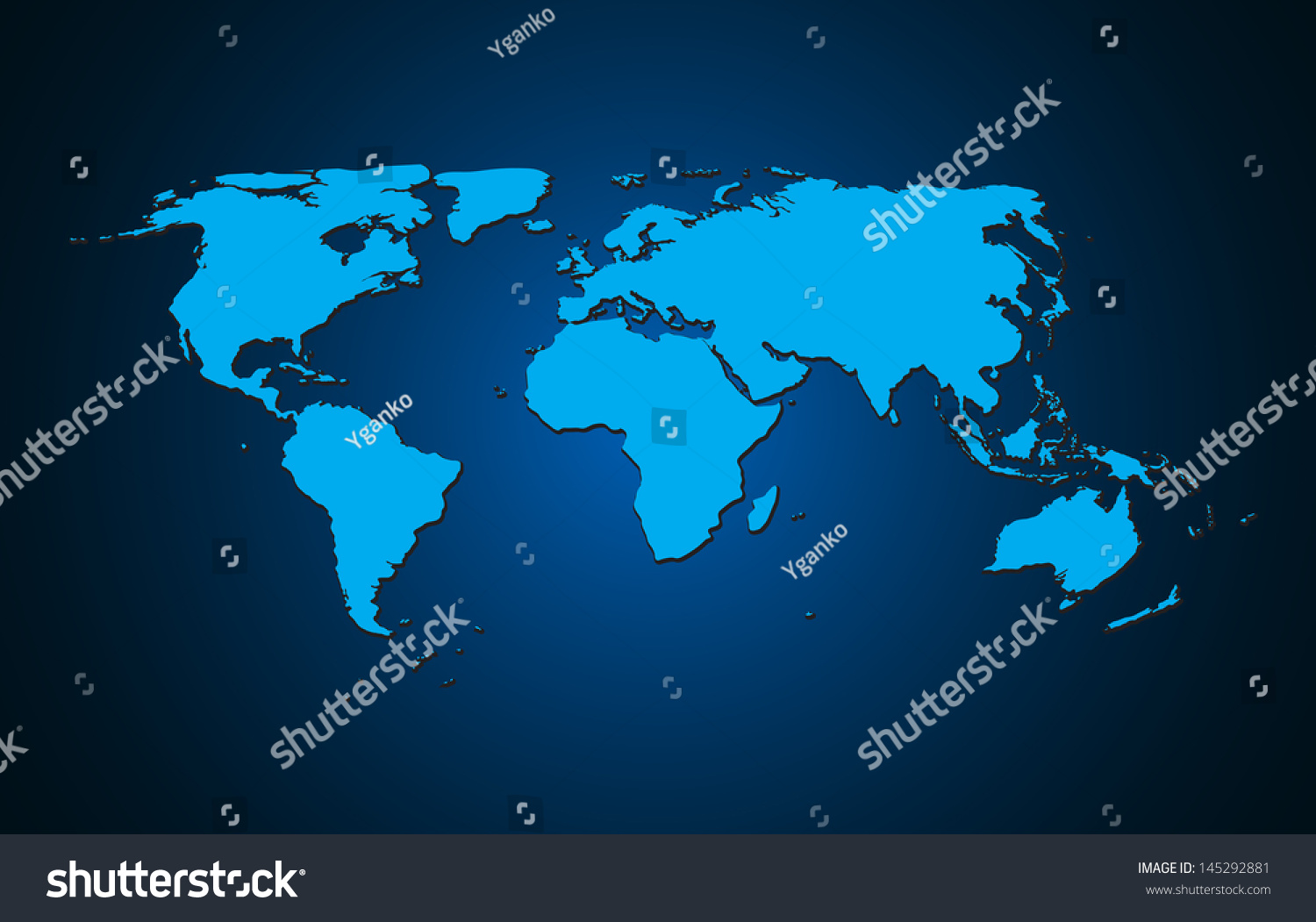 World Map Background Vector Illustration Stock Vector (Royalty Free ...