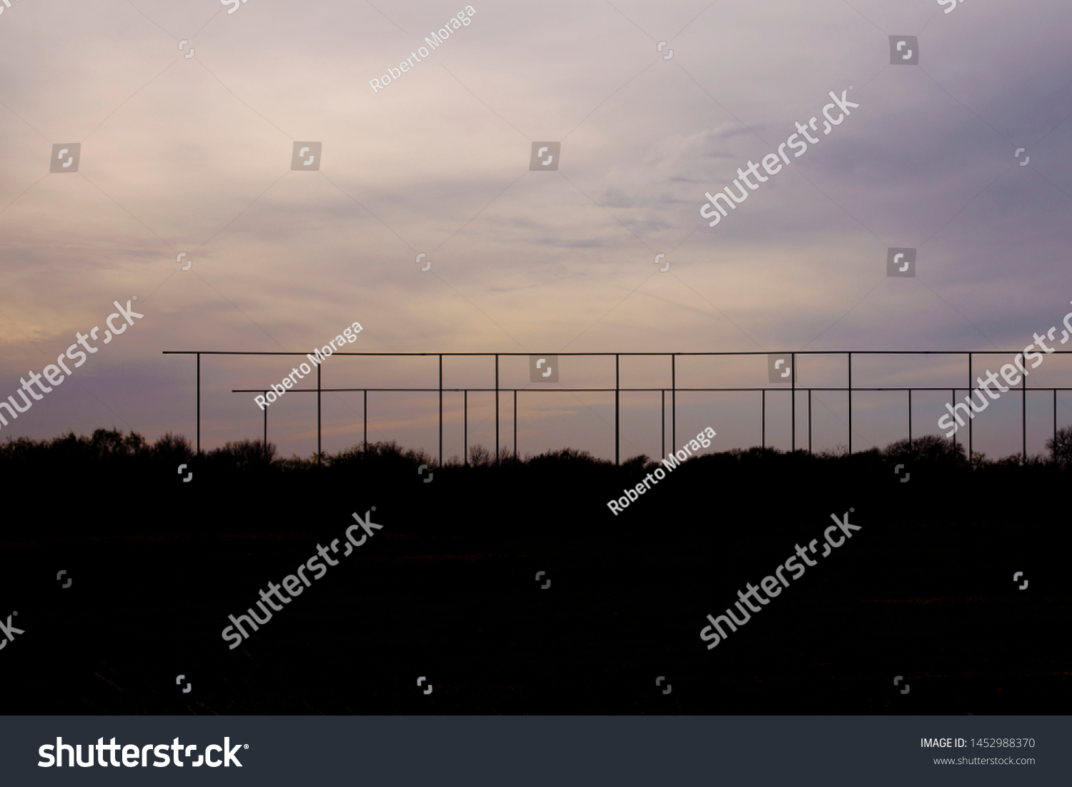 Stock Photo The Space Is Build With Light And Lines But We Only See The Absence 1452988370 