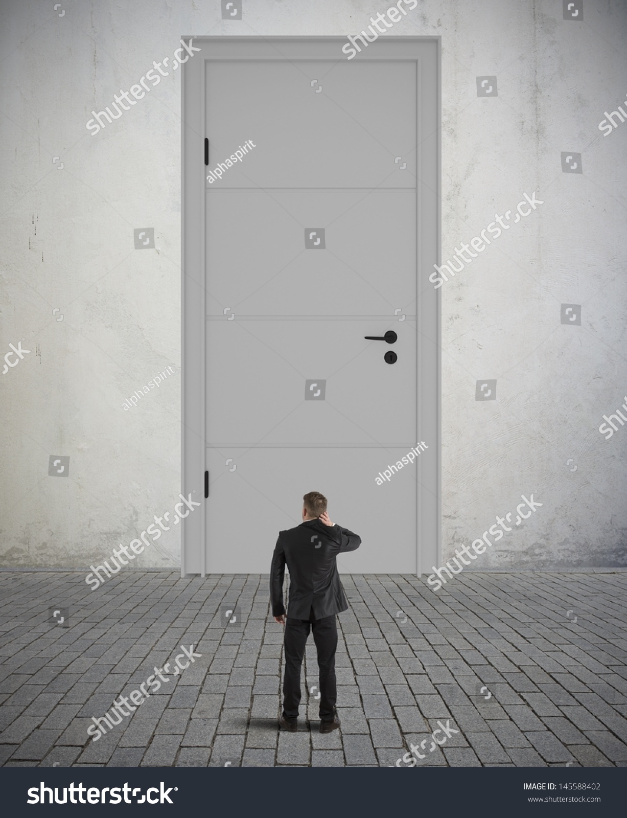 Concept Difficult Opportunity Career Business Stock Photo 145588402 ...