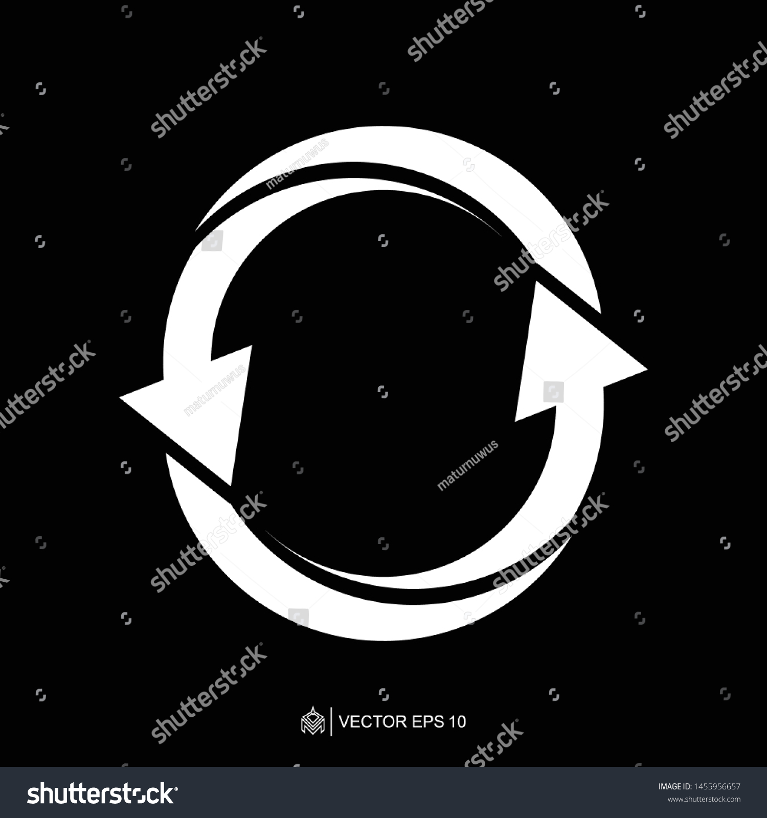 Circle Arrow Template Arrow Circle Design Stock Vector (Royalty Free ...