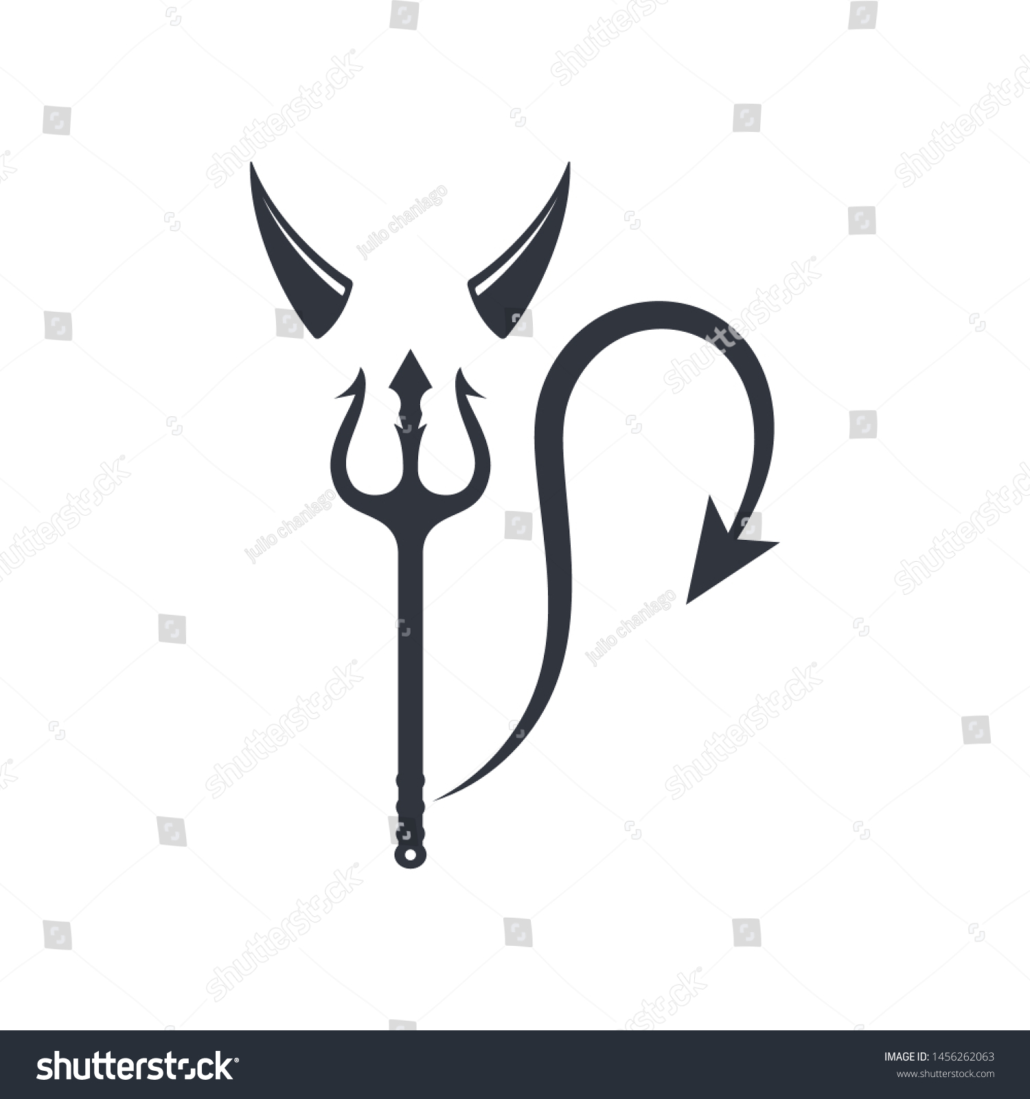 Рожки дьявола логотип