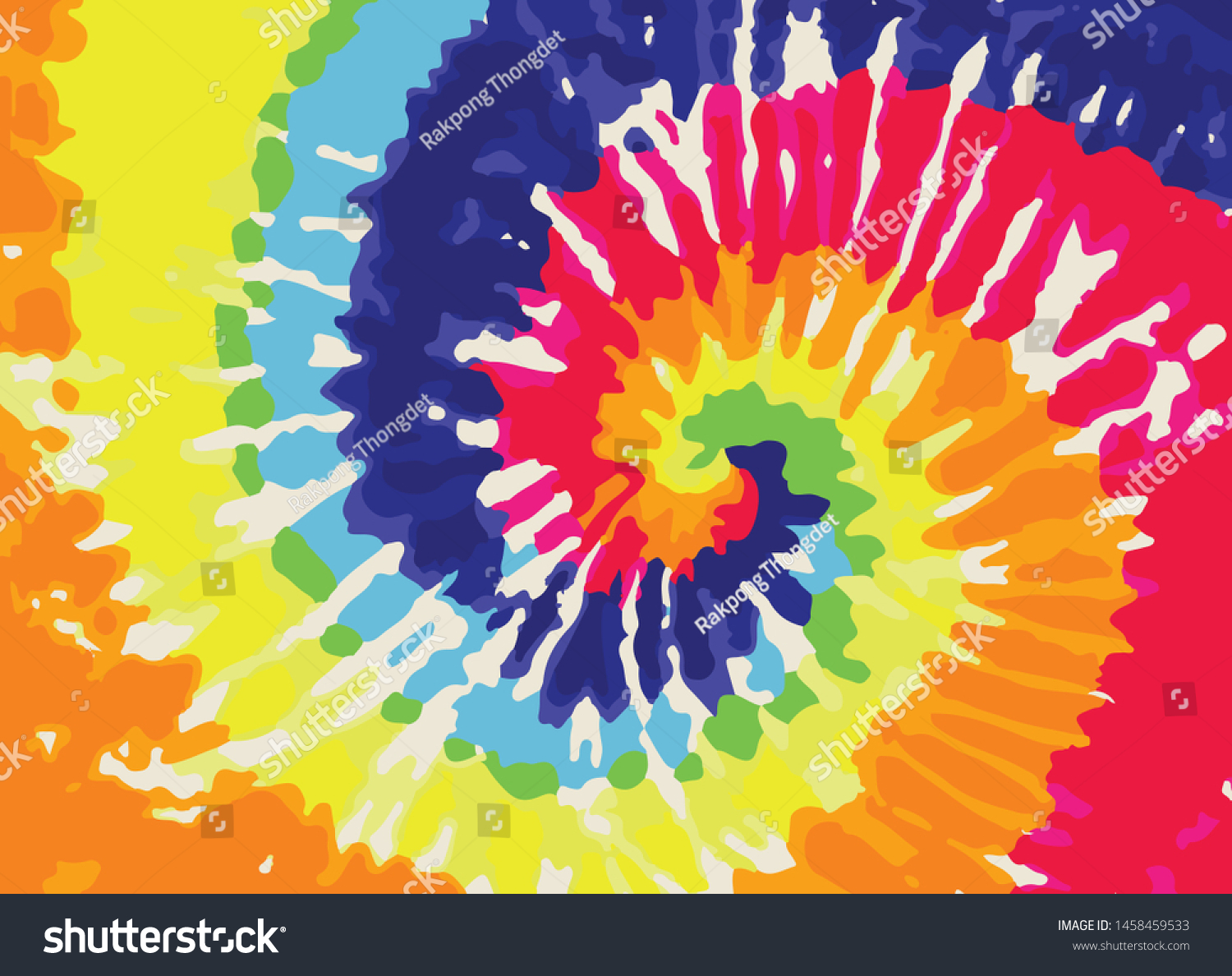Colorful Tie Dye Pattern Background Stock Vector (Royalty Free ...