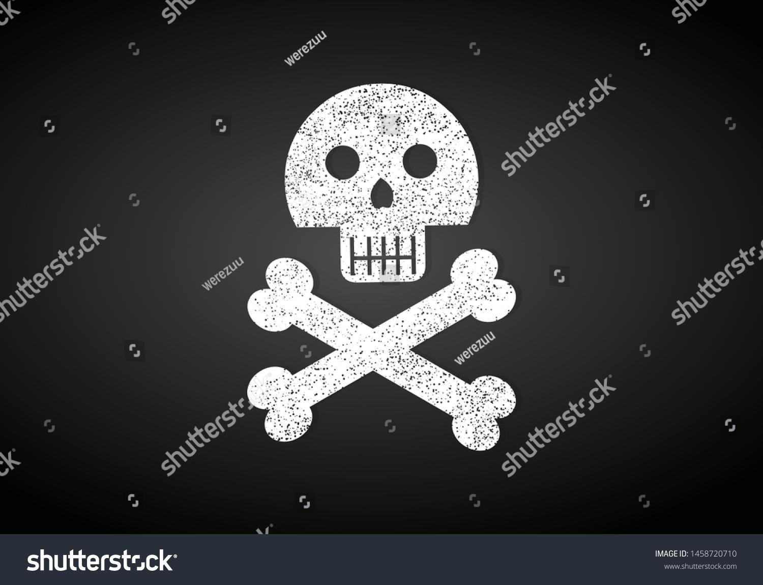 Pirate Flag Isolated Vector Symbol Illustration Stock Vector (Royalty ...