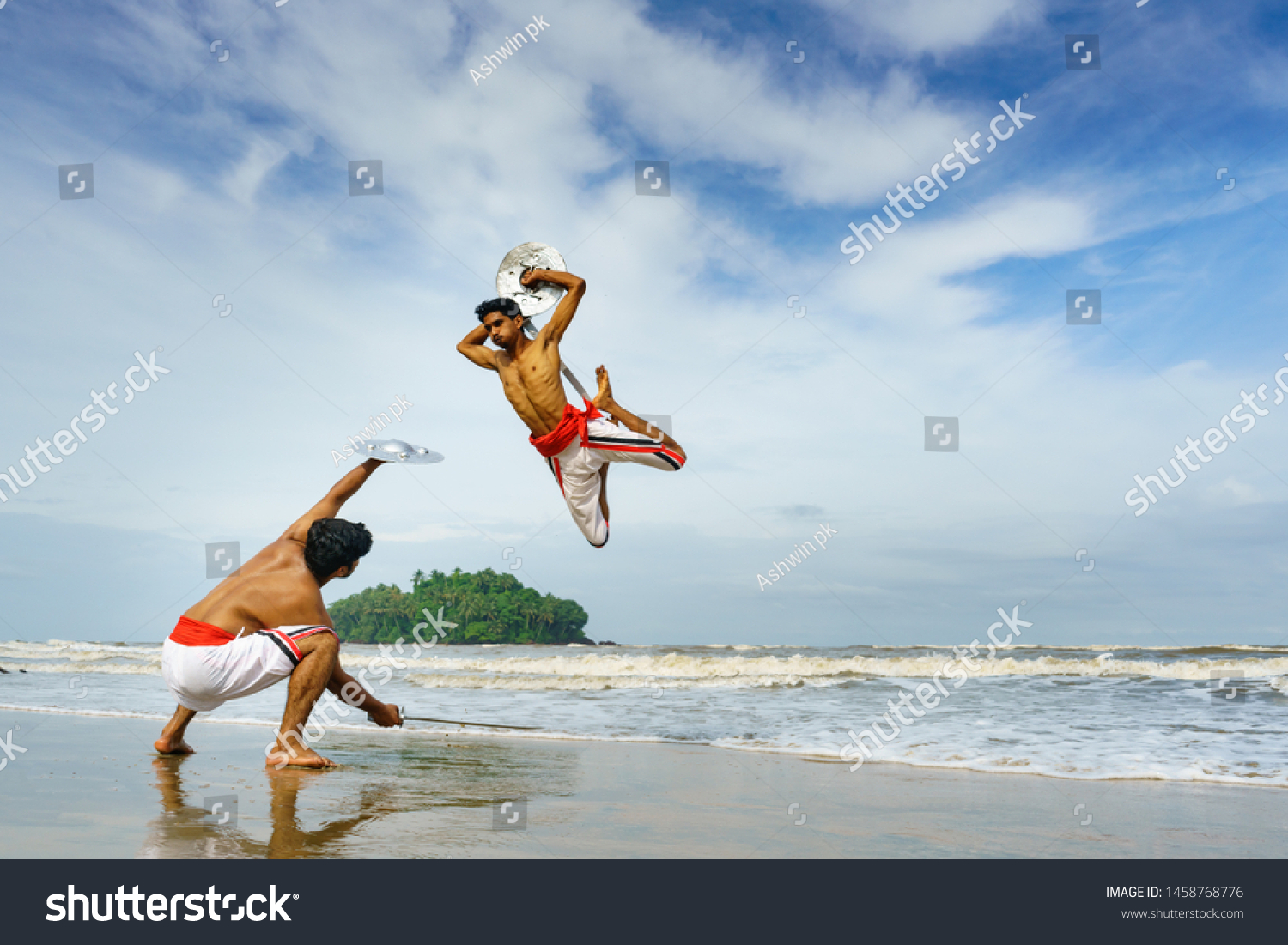 kalaripayattu-artists-performing-keralas-oldest-traditional-stock-photo