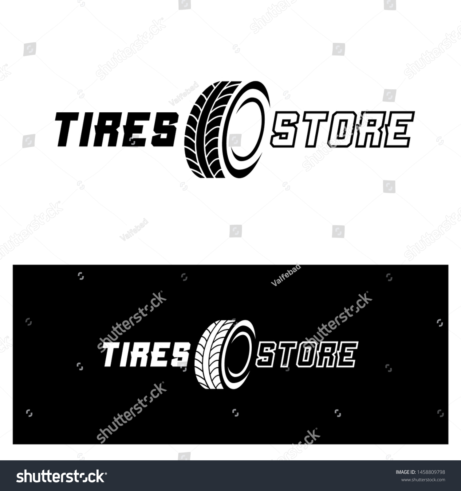 Modern Tire Logo Concept Your Company Stock Vector (Royalty Free ...