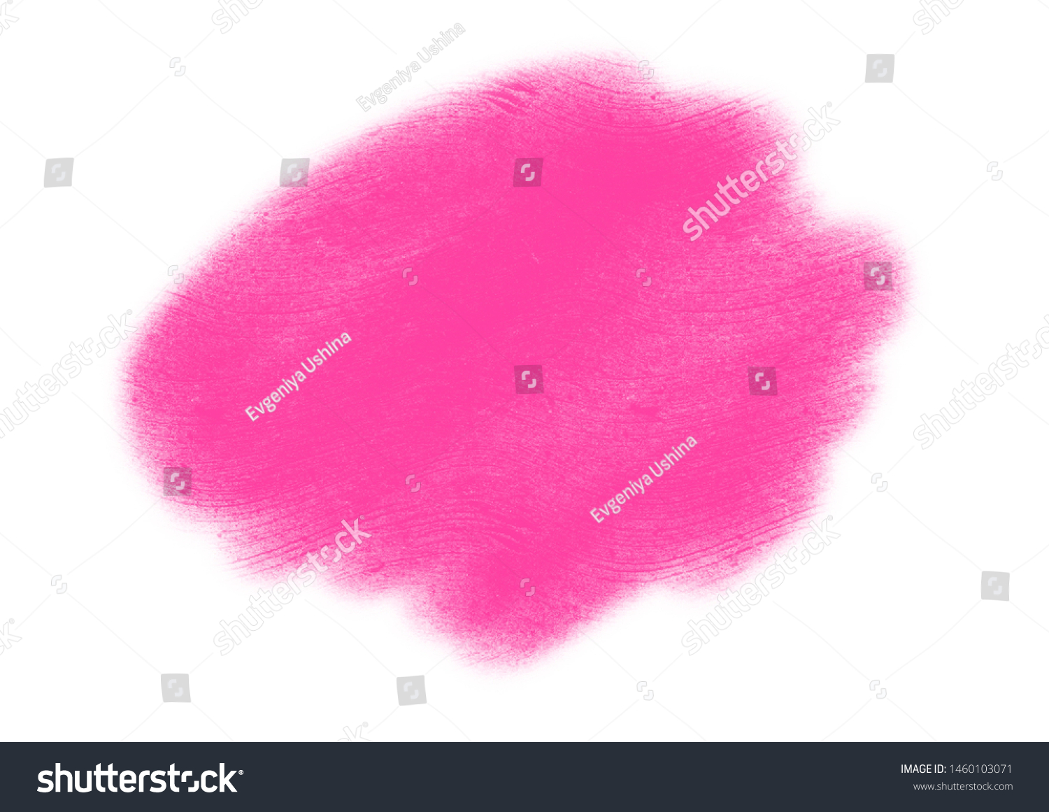 Pink Watercolor Background Pastel Splotch Brush Stock Illustration ...
