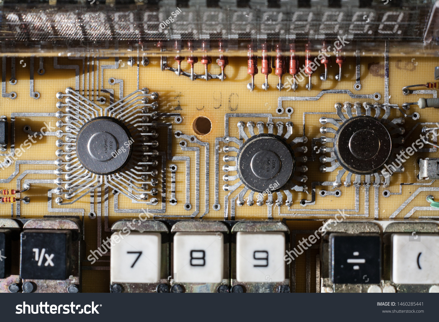 Naked Electronics Pattern Background Printed Circuit Stock Photo Shutterstock