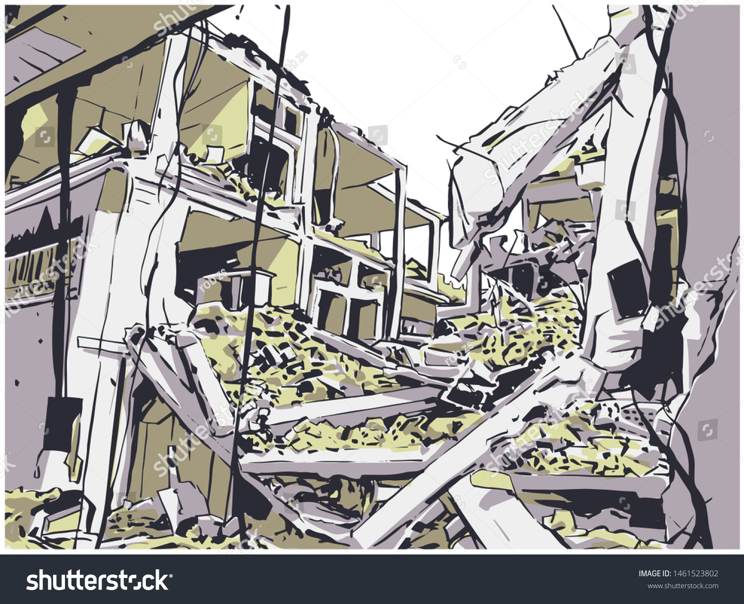 22,598 Houses destroyed by the earthquake Images, Stock Photos ...