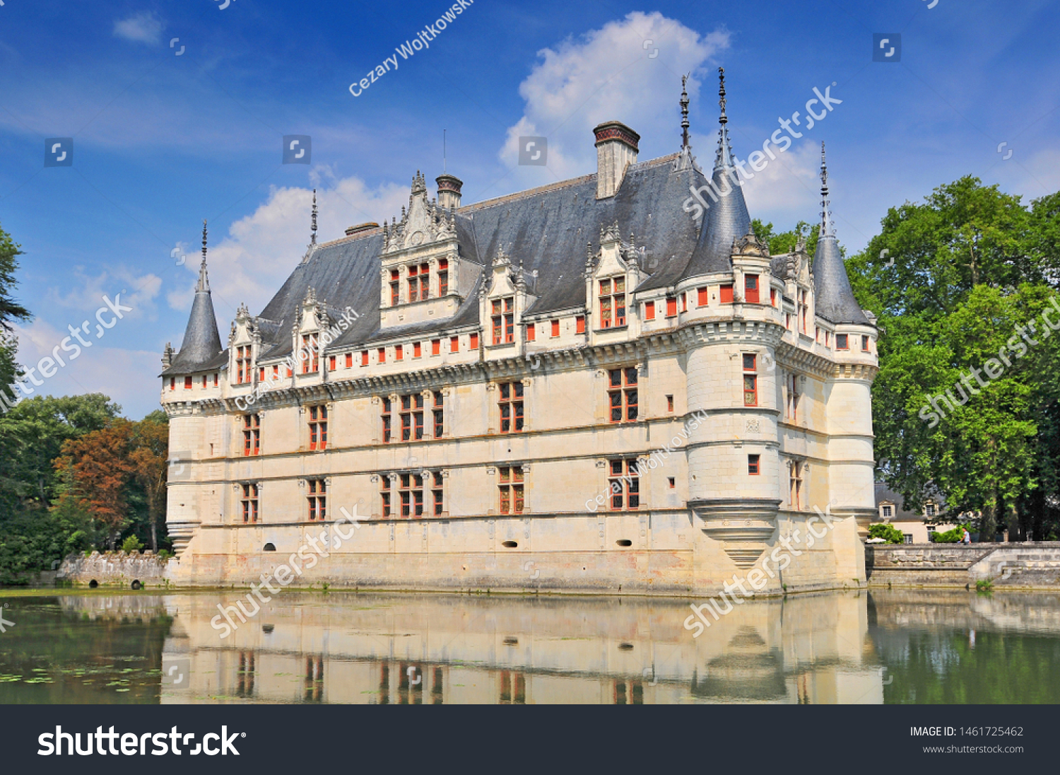 Interior Chateau Dazay Le Rideau One Stock Photo Shutterstock