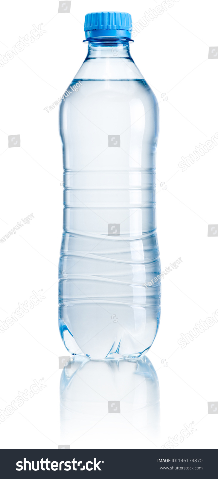 Plastic Bottle Drinking Water Isolated On Stock Photo 146174870 ...