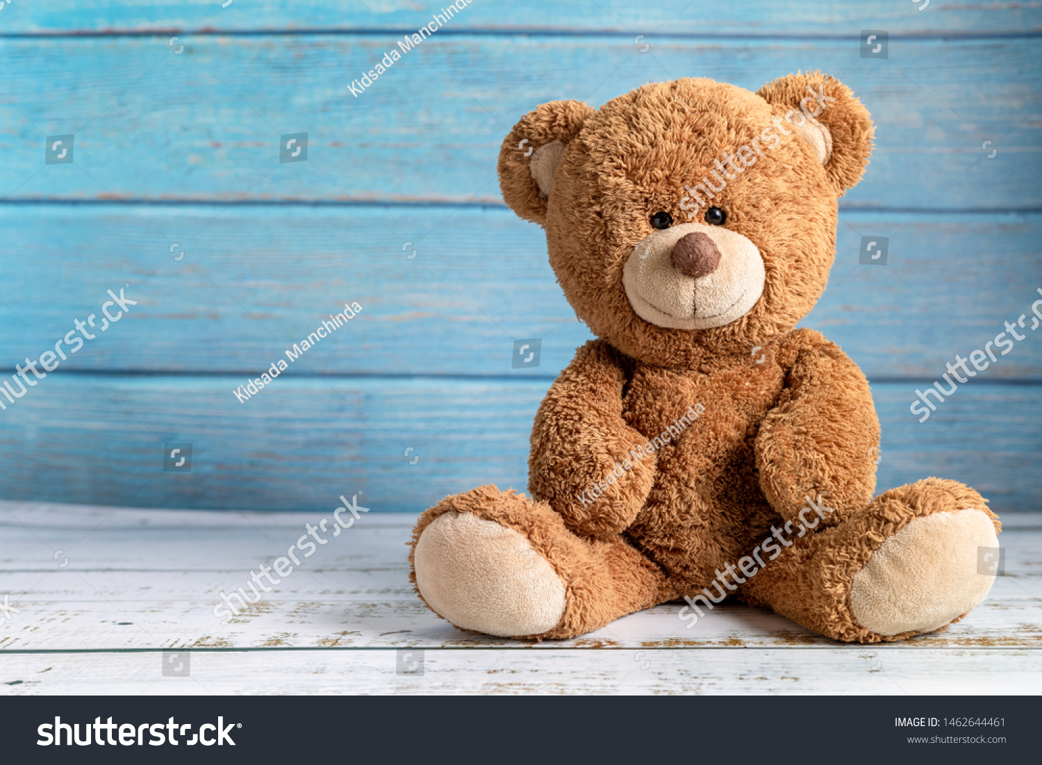 Cute Teddy Bear Copy Space On Stock Photo 1462644461 | Shutterstock