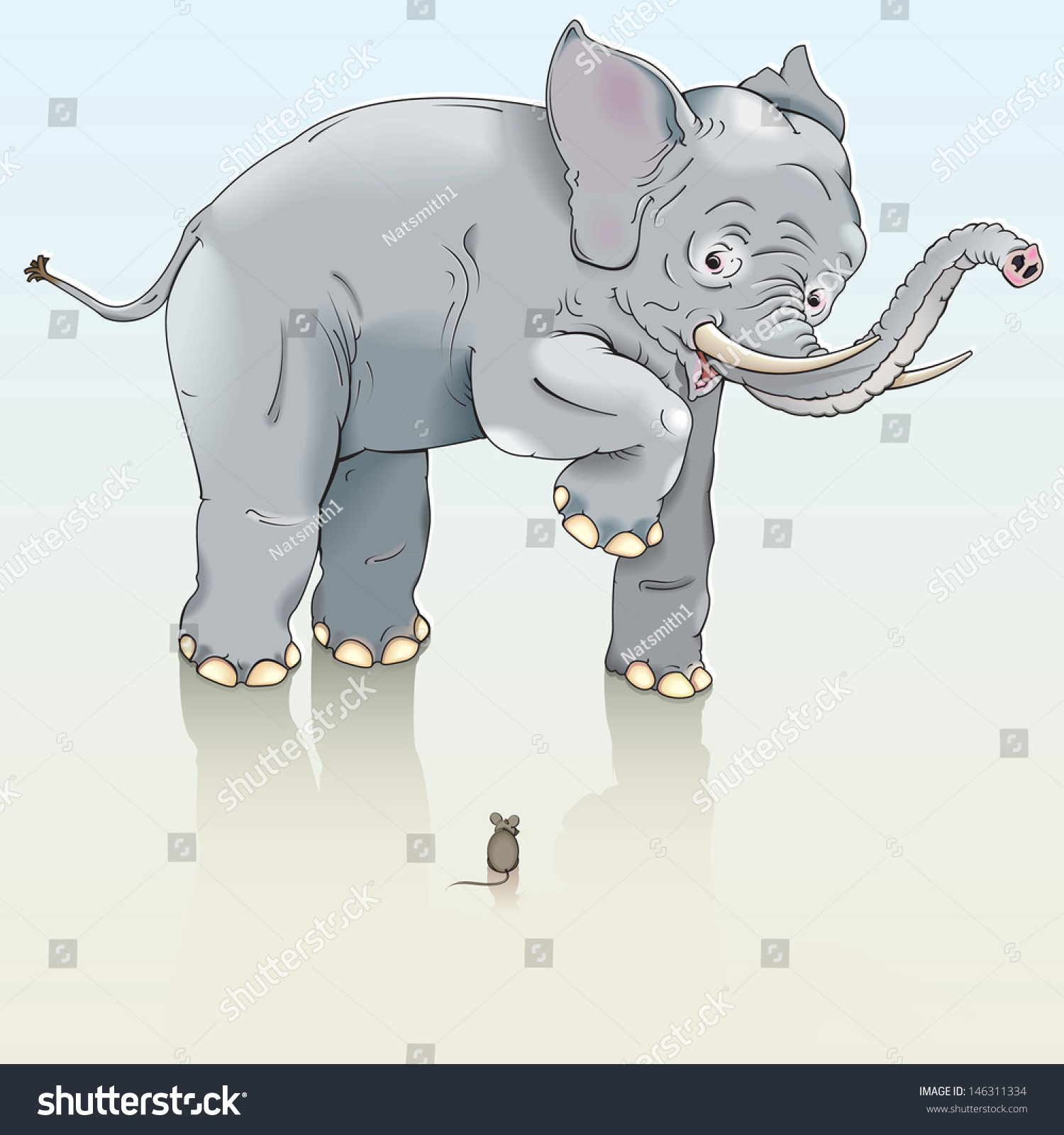 Слон и мышка
