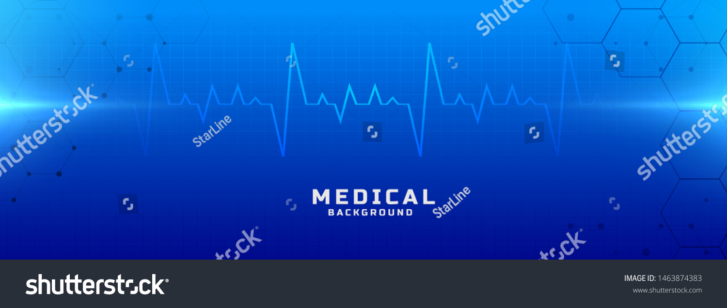 Medical Healthcare Blue Background Stock Vector (Royalty Free ...