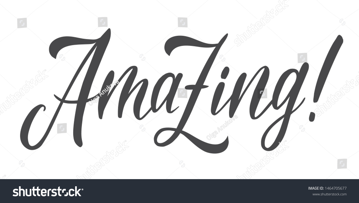 handwritten-word-amazing-hand-drawn-lettering-stock-vector-royalty