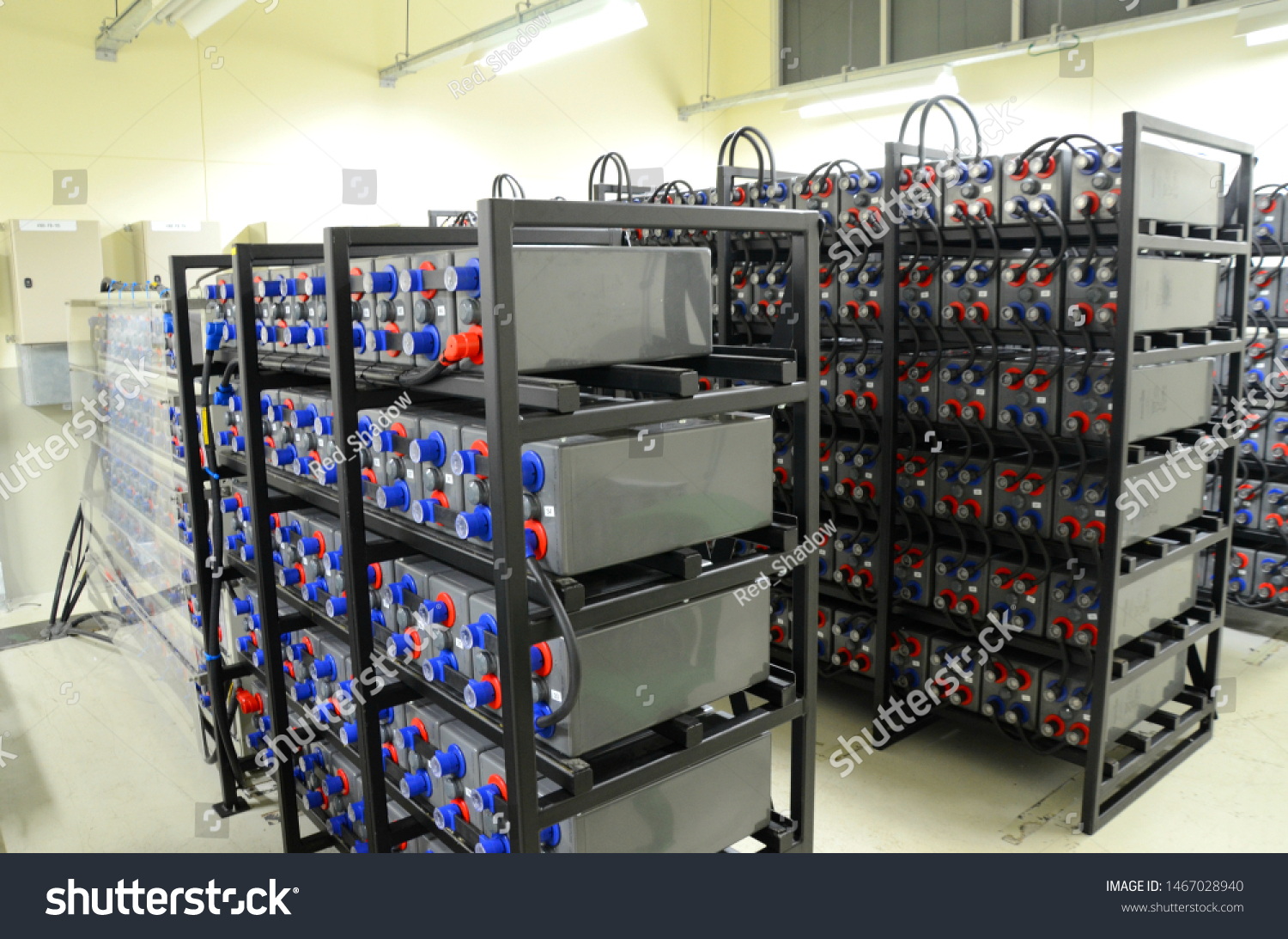 Battery Pack Battery Room Power Plant Stock Photo 1467028940 | Shutterstock