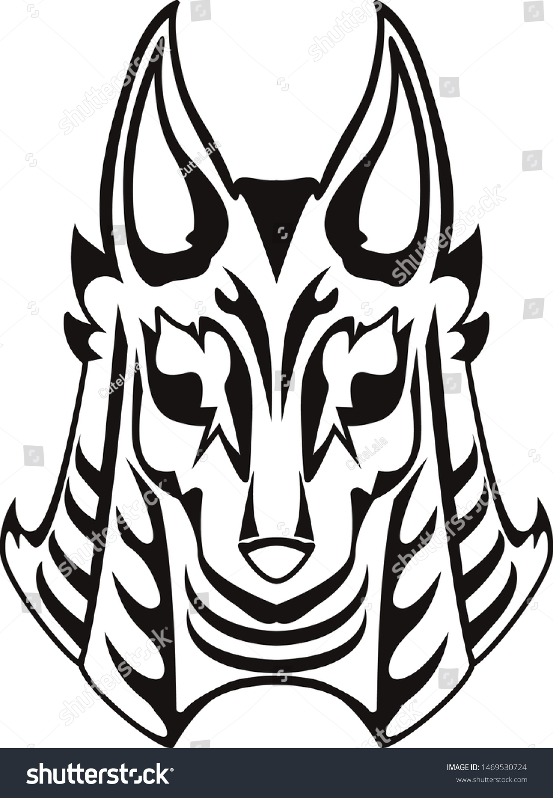 anubis head tattoos