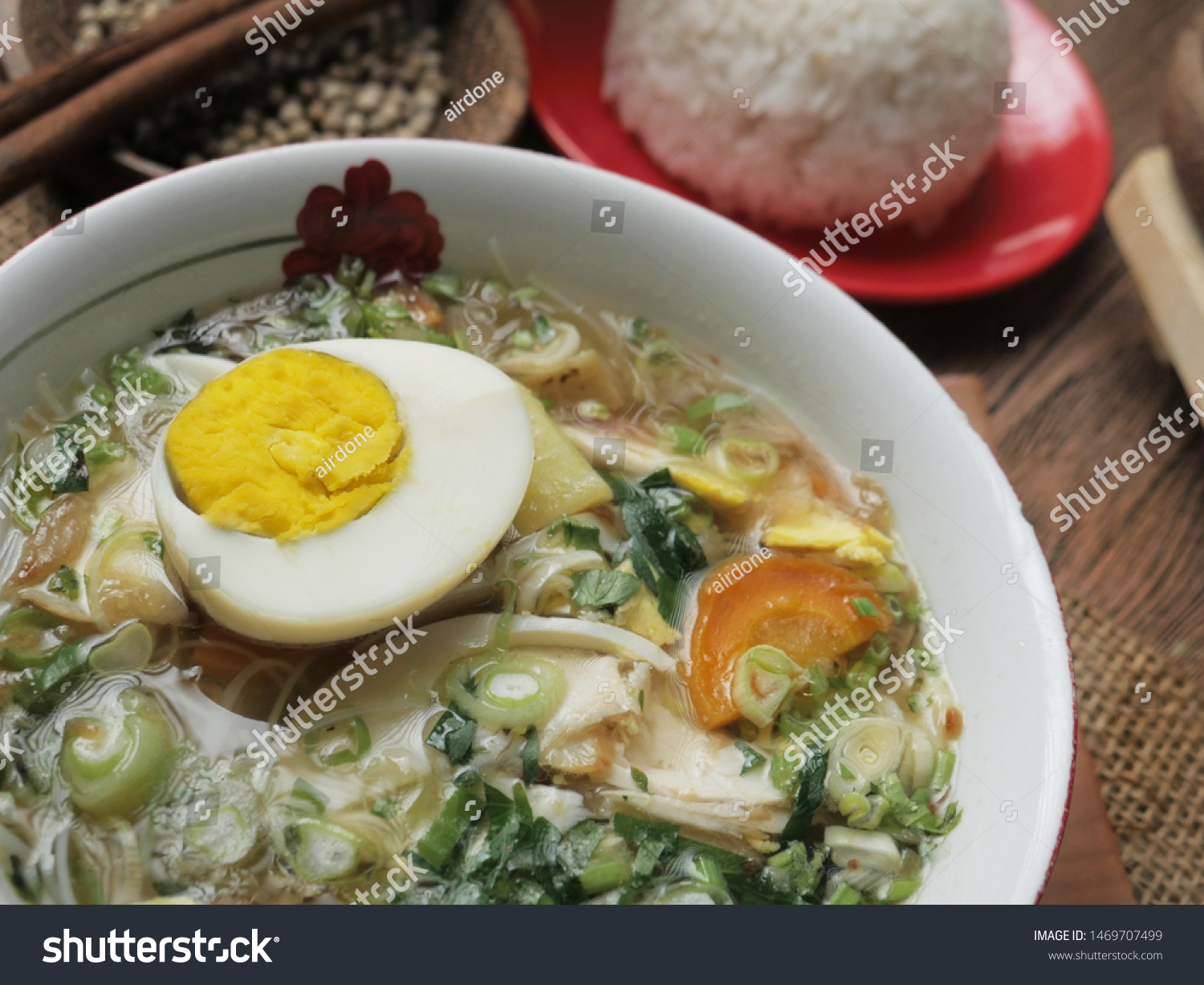 Food Photography Indonesian Chicken Soto Soto Stock Photo Shutterstock