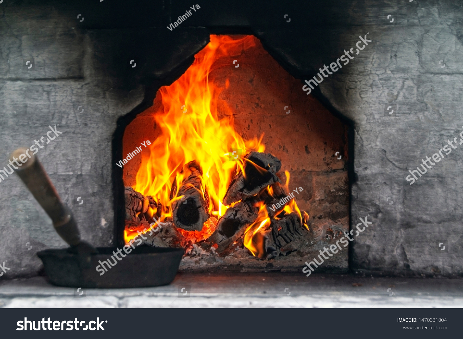 Real Russian Stove Firewood Burns Bright Stock Photo 1470331004   Stock Photo In A Real Russian Stove Firewood Burns Bright Flame Of Fire 1470331004 