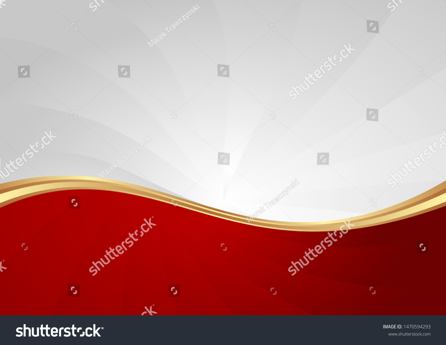 Red White Abstract Wavy Background Stock Vector (Royalty Free ...