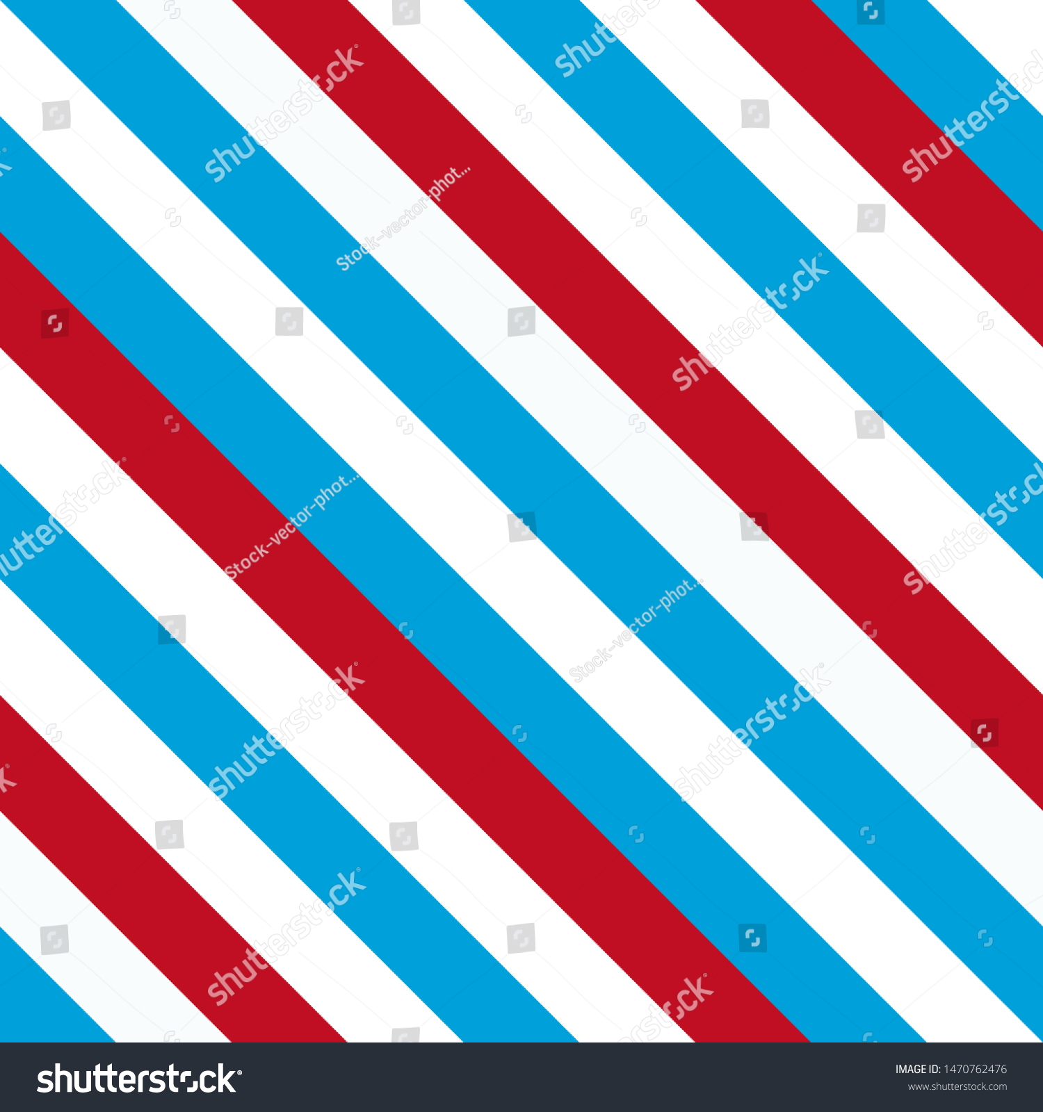 Redblue Pattern Slanted Diagonal Stripes Seamless Stock Vector (Royalty ...