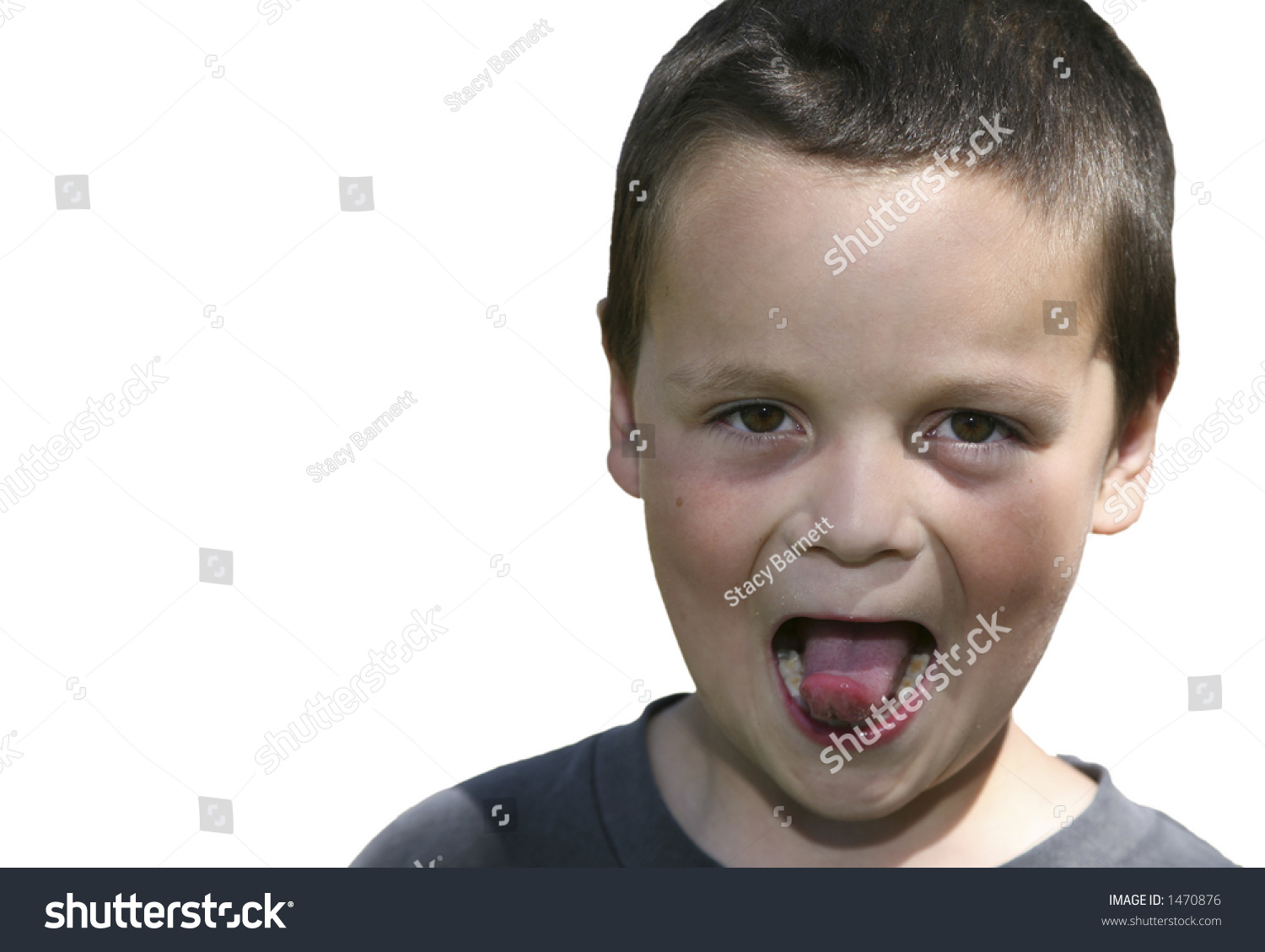 Kid Tongue Sticking Out Stock Photo 1470876 | Shutterstock