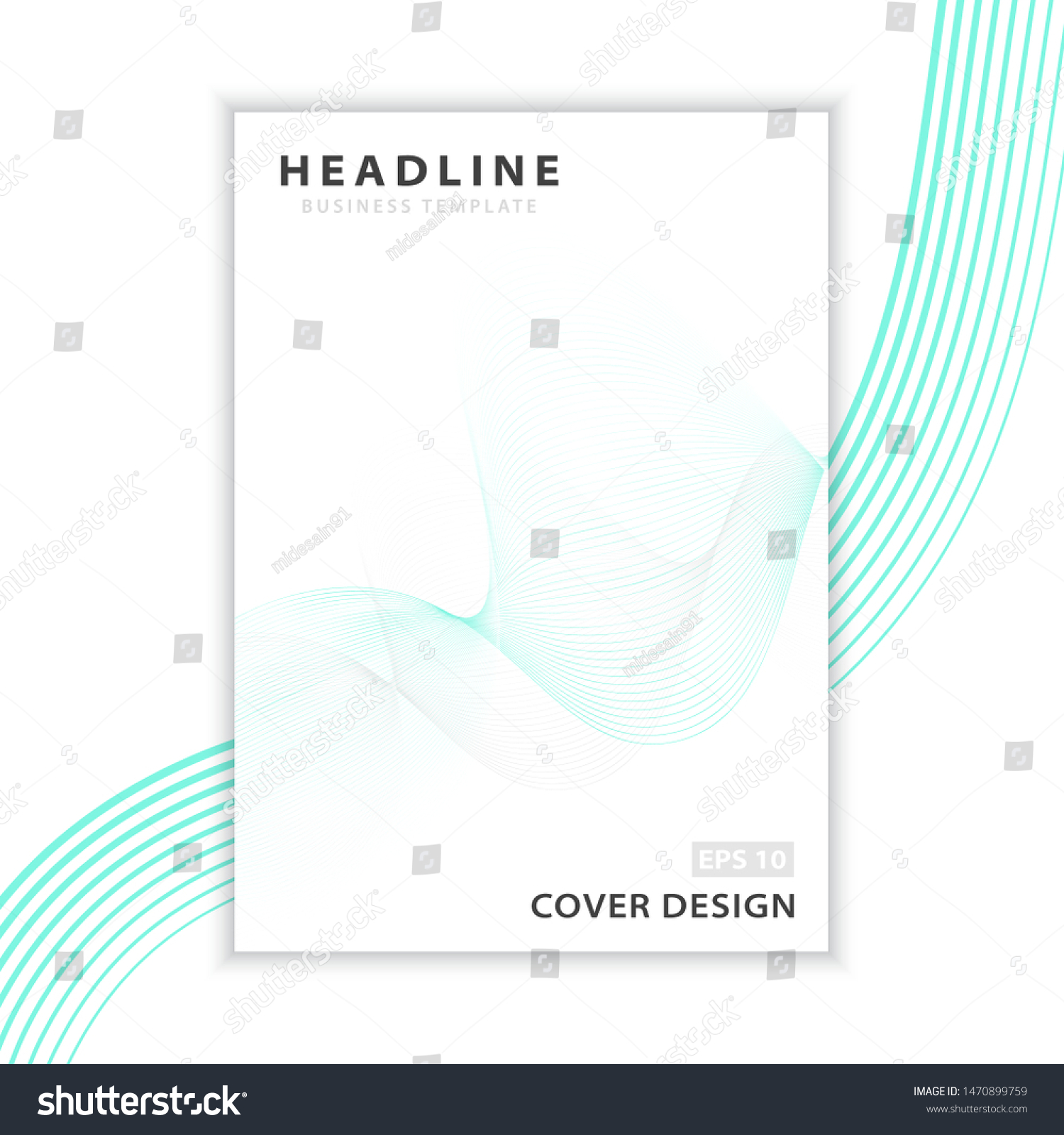 Business Cover Design Cover Template Stock Vector (Royalty Free ...