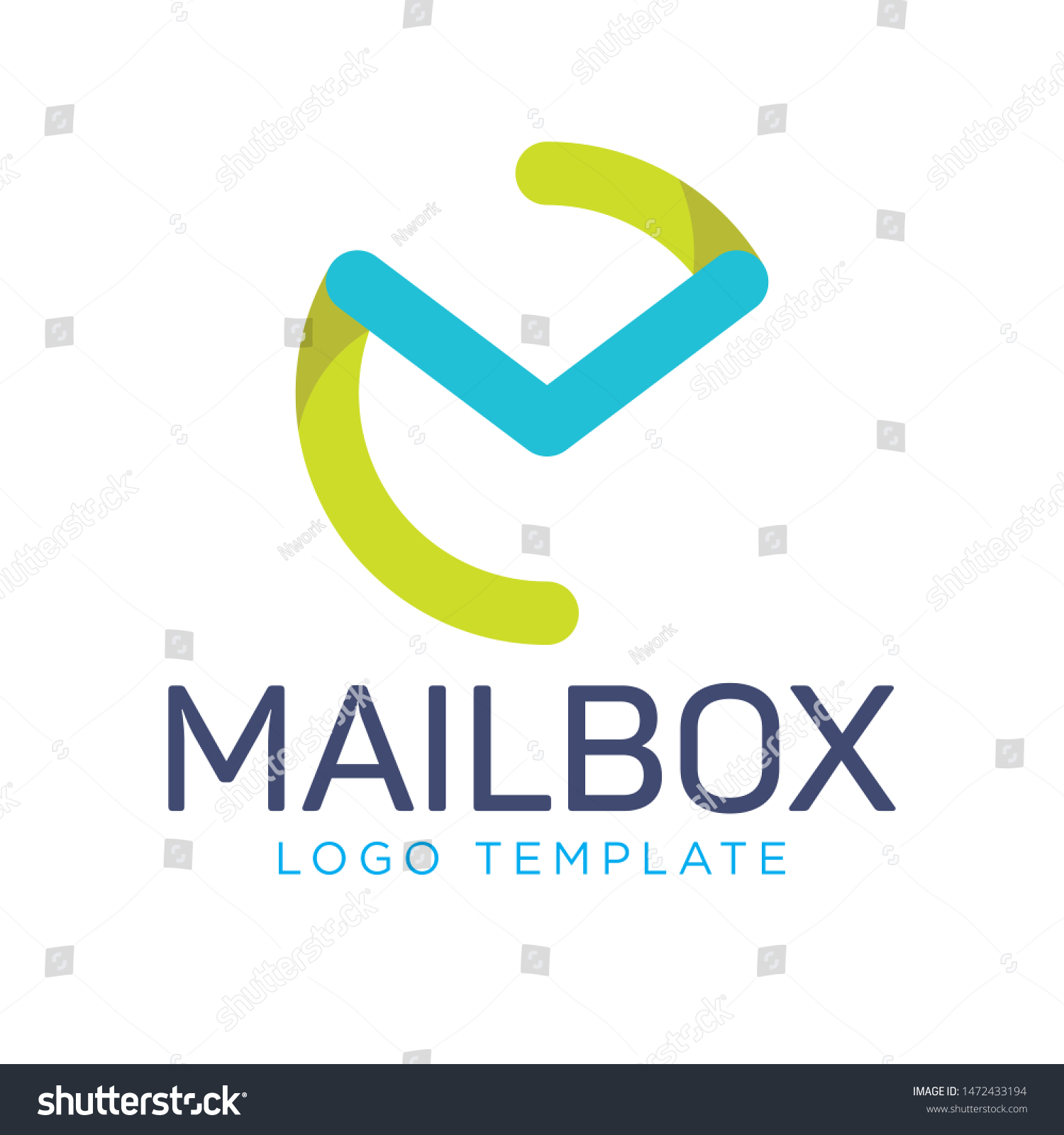 Mail Logo Concept Message Logo Stock Vector (royalty Free) 1472433194 