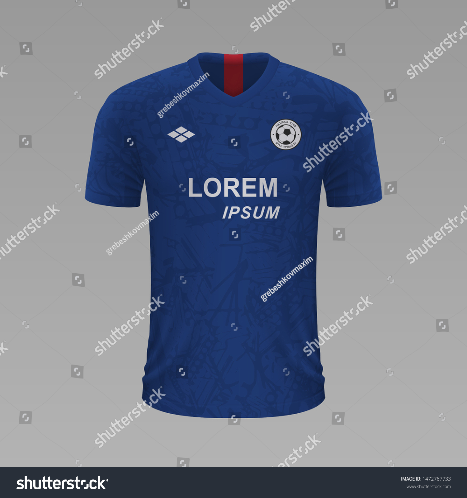 Realistic Soccer Shirt Chelsea 2020 Jersey Stock Vector (Royalty Free ...