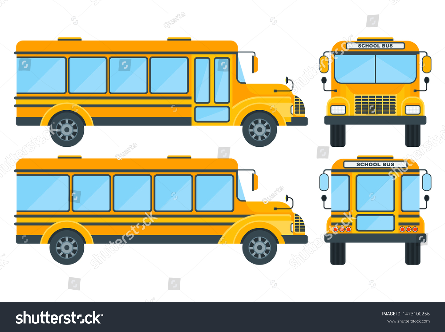 yellow-school-bus-on-white-background-stock-vector-royalty-free