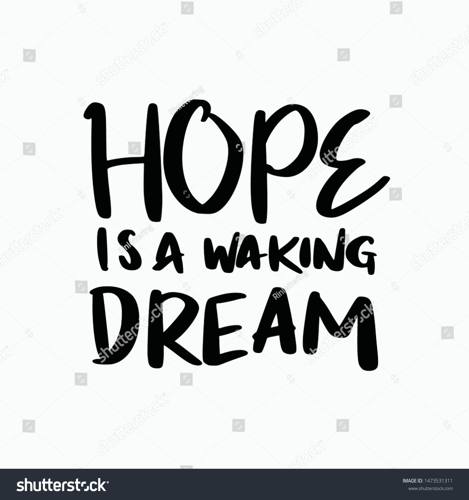 inspirational-quotes-text-hope-waking-dream-stock-vector-royalty-free