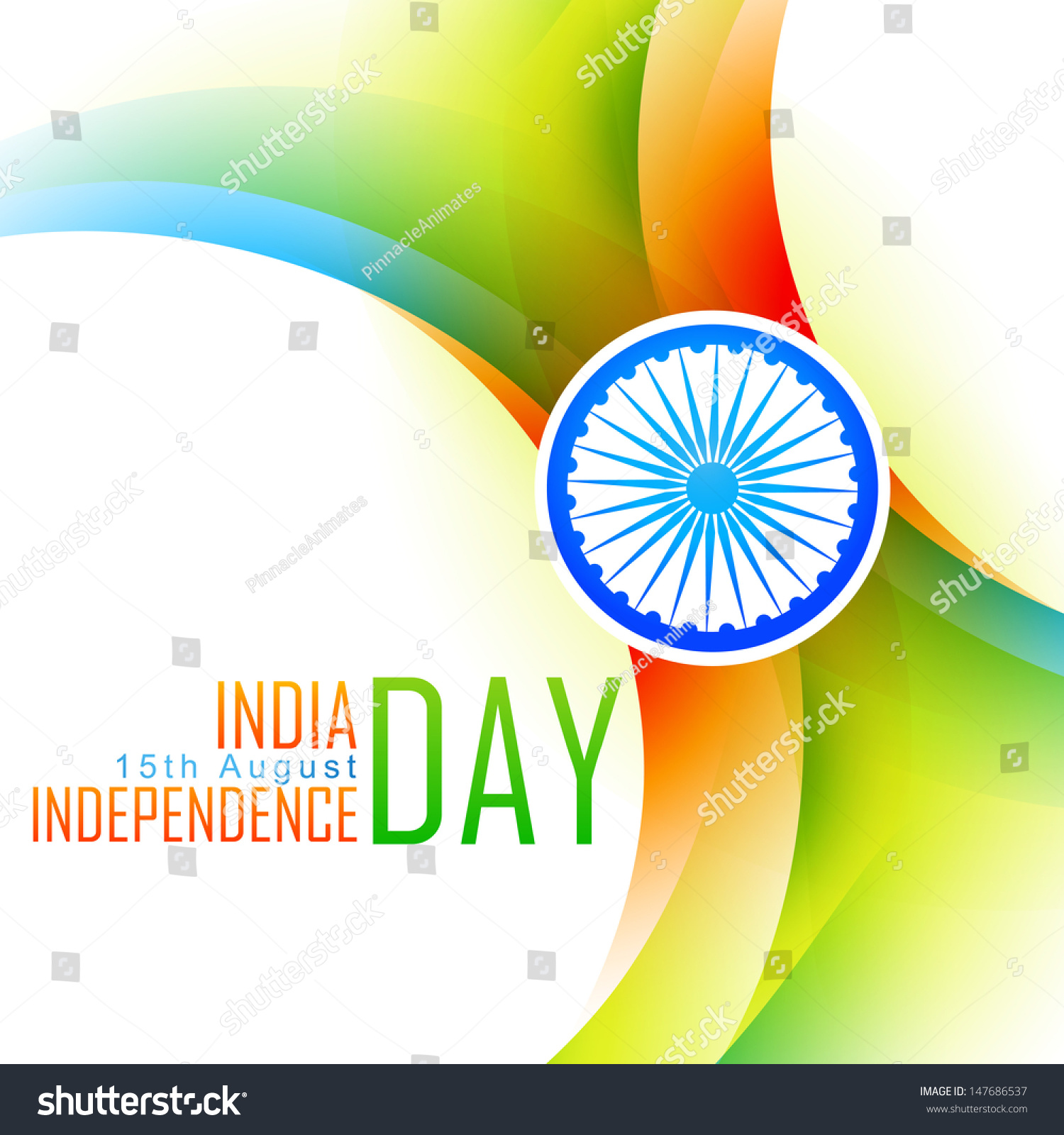 Indian Flag Backgorund Space Your Text Stock Vector (Royalty Free ...