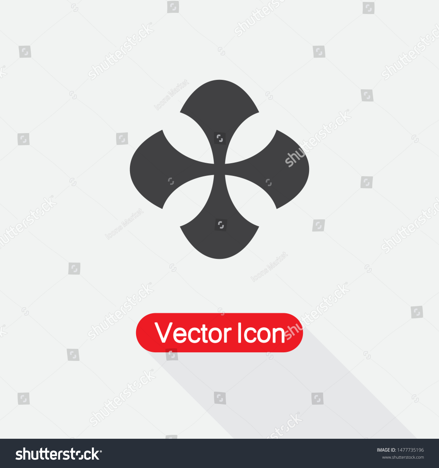 Templar Cross Iconcross Icon Ector Illudtration Stock Vector Royalty Free
