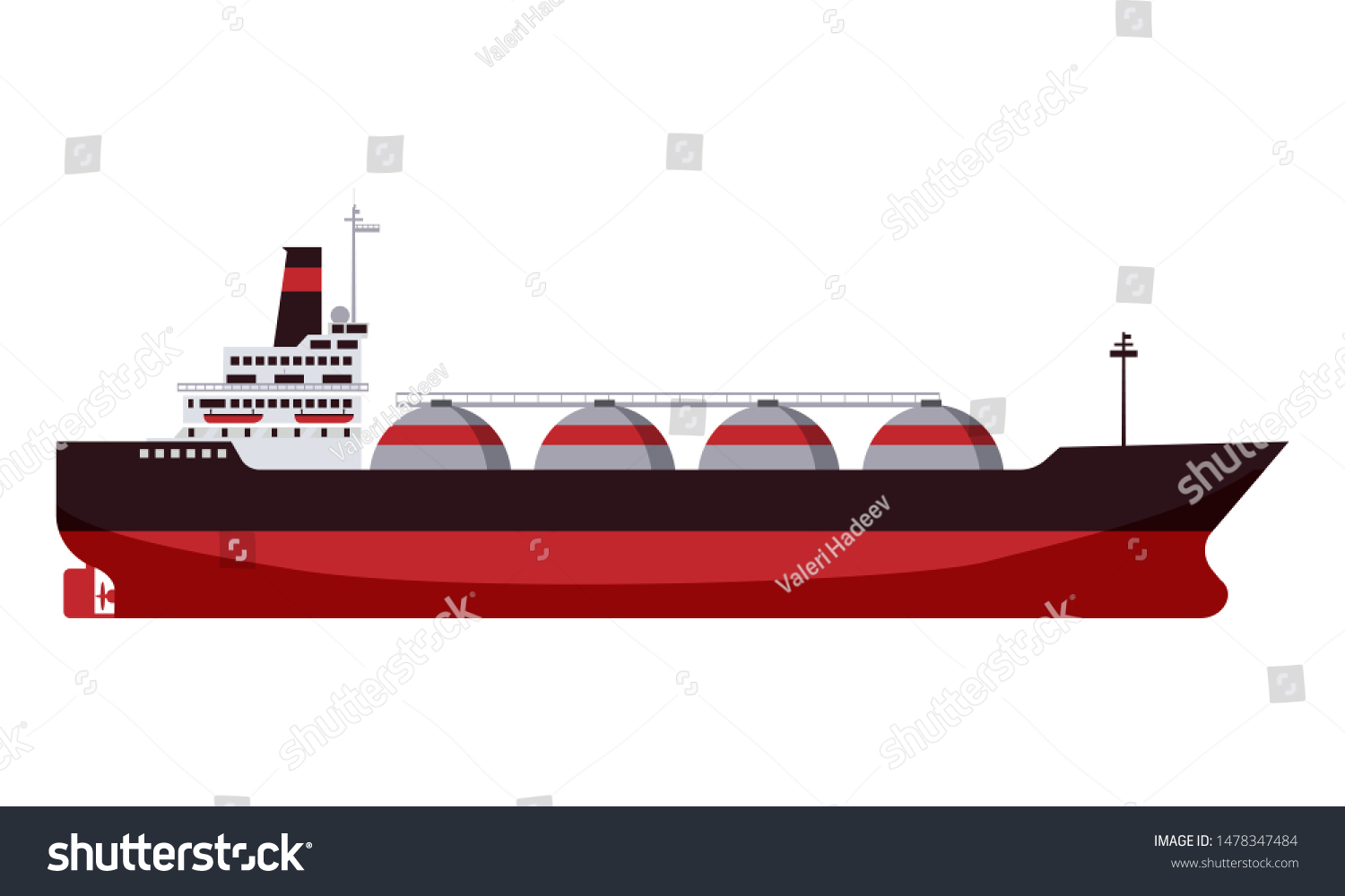 Корабль танкер вектор