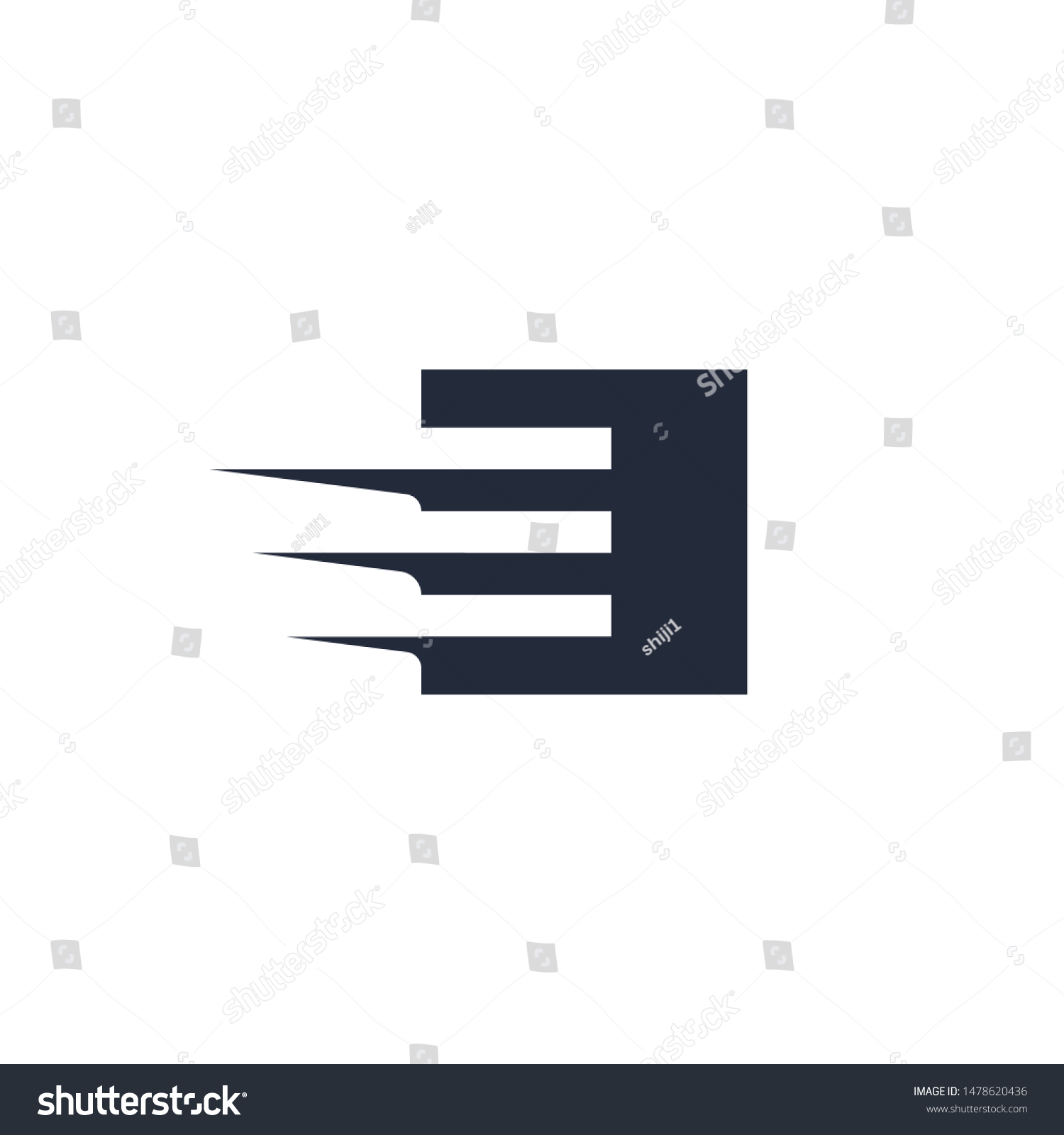 E Monogram Logo Designsimple Minimal Modern Stock Vector (Royalty Free ...