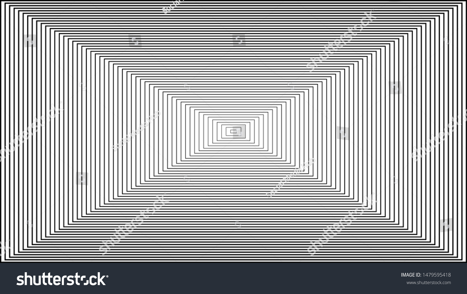 Rectangle Vector Illustration On White Background Stock Vector (Royalty ...