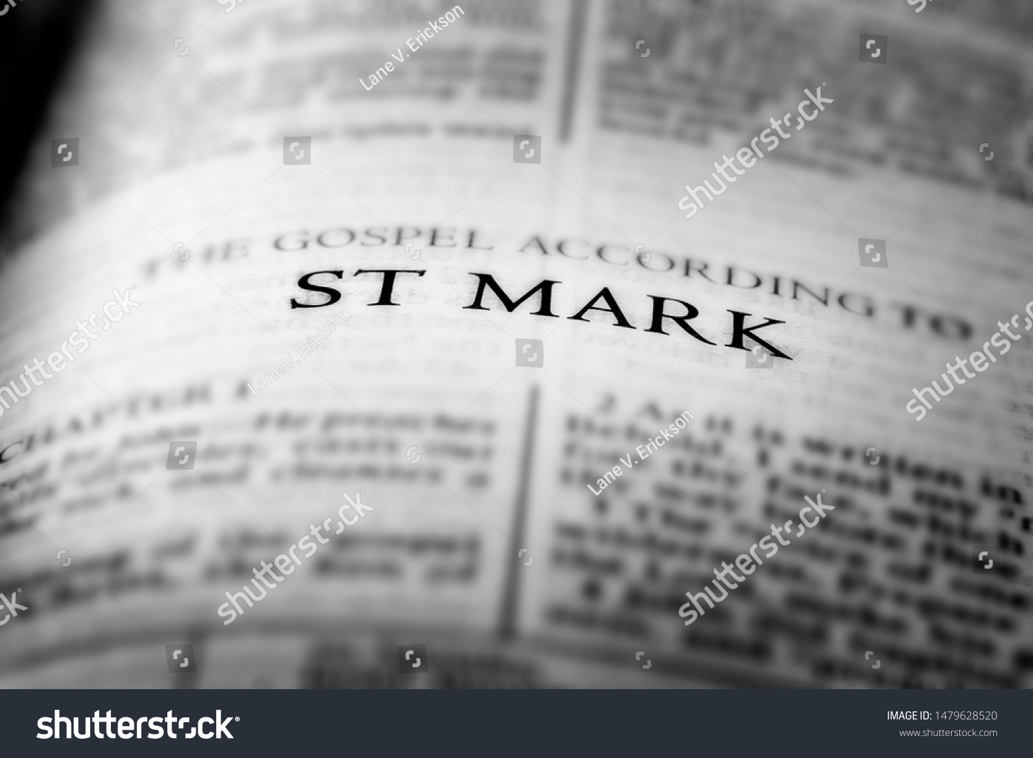 Bible New Testament Christian Teachings Gospel Stock Photo 1479628520 ...