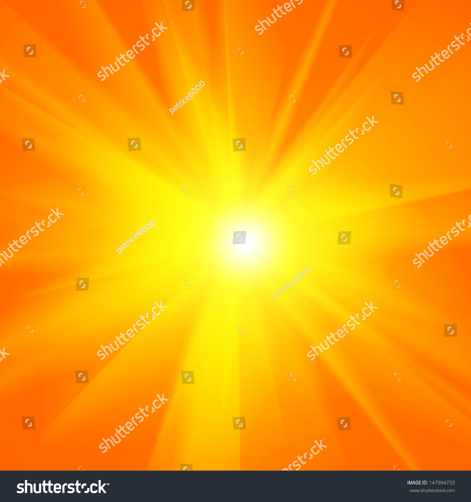 Yellow Background Sky Sun Rays Stock Illustration 147994733 | Shutterstock