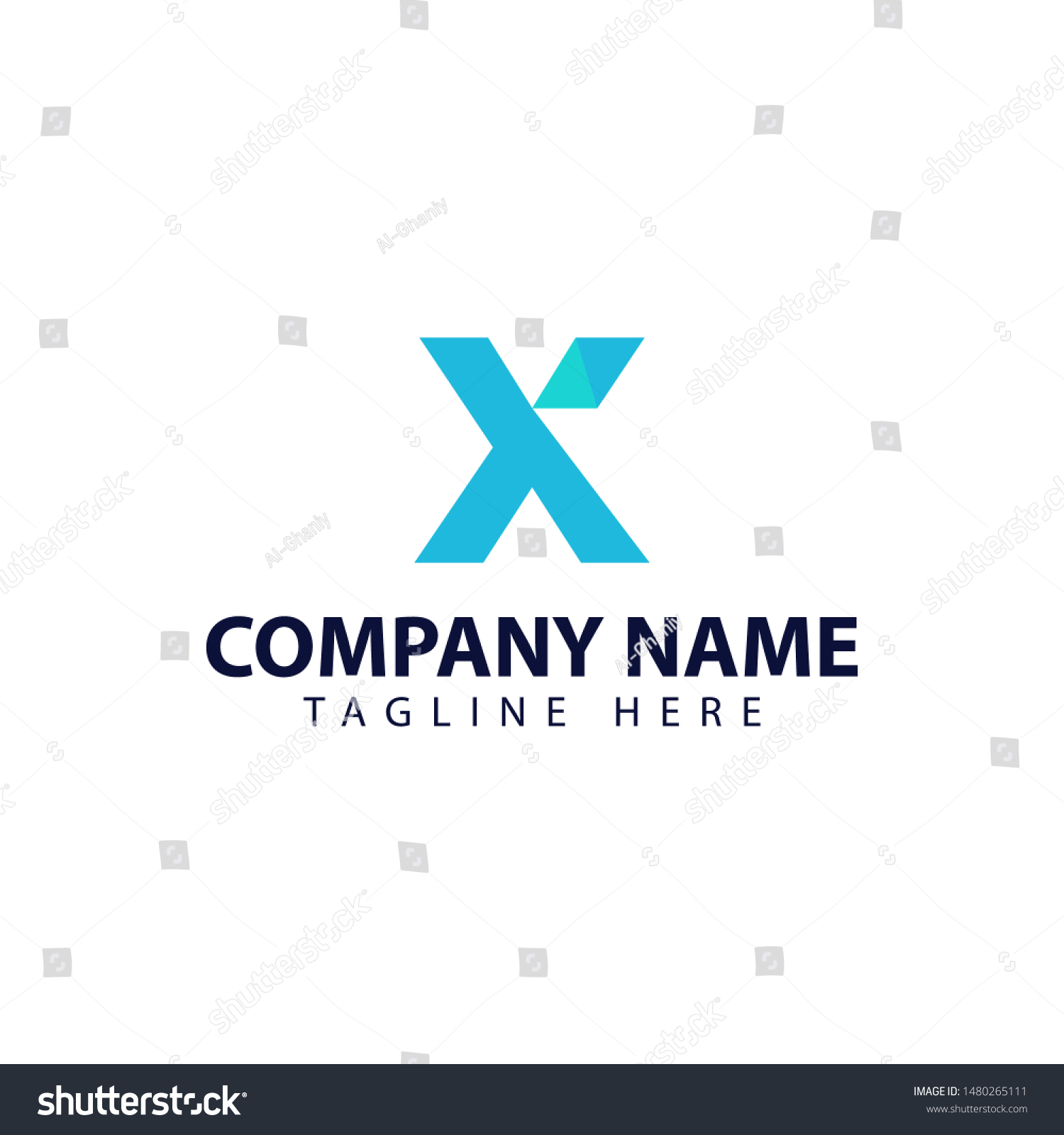 Modern Simple Logo Design Letter X Stock Vector (Royalty Free ...