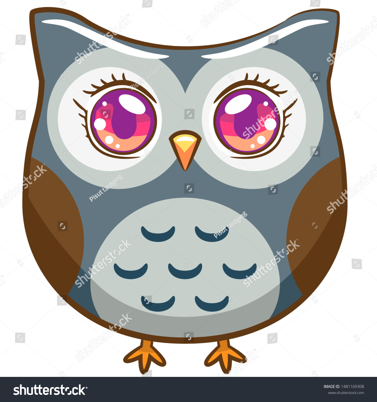 Owl Vector Graphic Clipart Design Stock Vector (Royalty Free ...